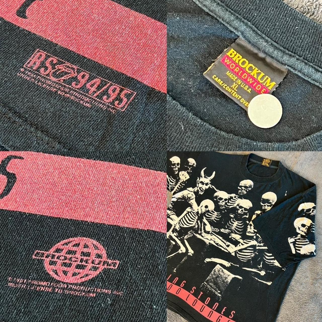 The Rolling Stones 1994 Rolling Stones voodoo lounge world tour men's vintage Size US XL / EU 56 / 4 - 8 Thumbnail