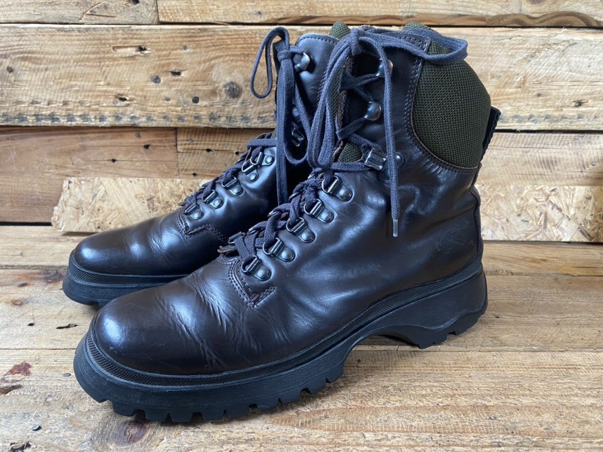 Prada FW 99 platform vibram boots archives, runway hi-top