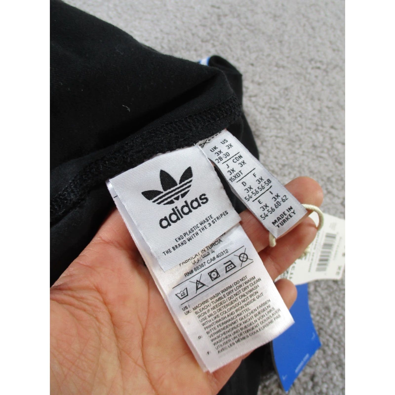 Adidas Adidas Biker Shorts Womens 3X Black Cotton Workout NEW Shirt? Size 40" / US 18 - 7 Thumbnail