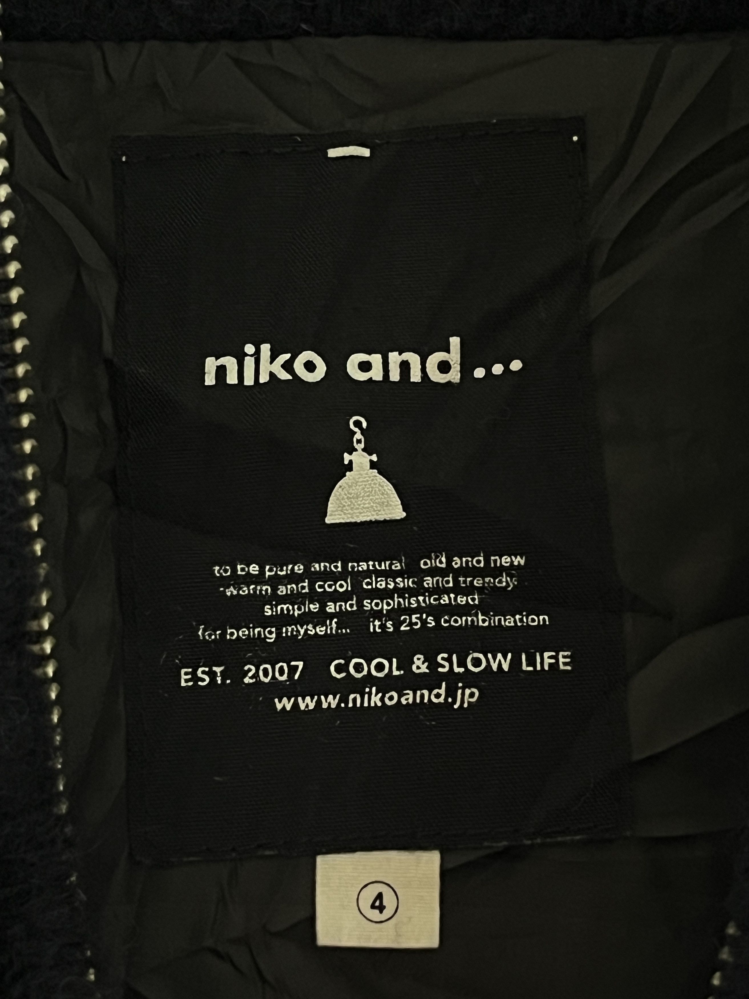 Japanese Brand Niko And Japanese Brand Wool Jacket Yohji Yamamoto Style Size US L / EU 52-54 / 3 - 6 Thumbnail