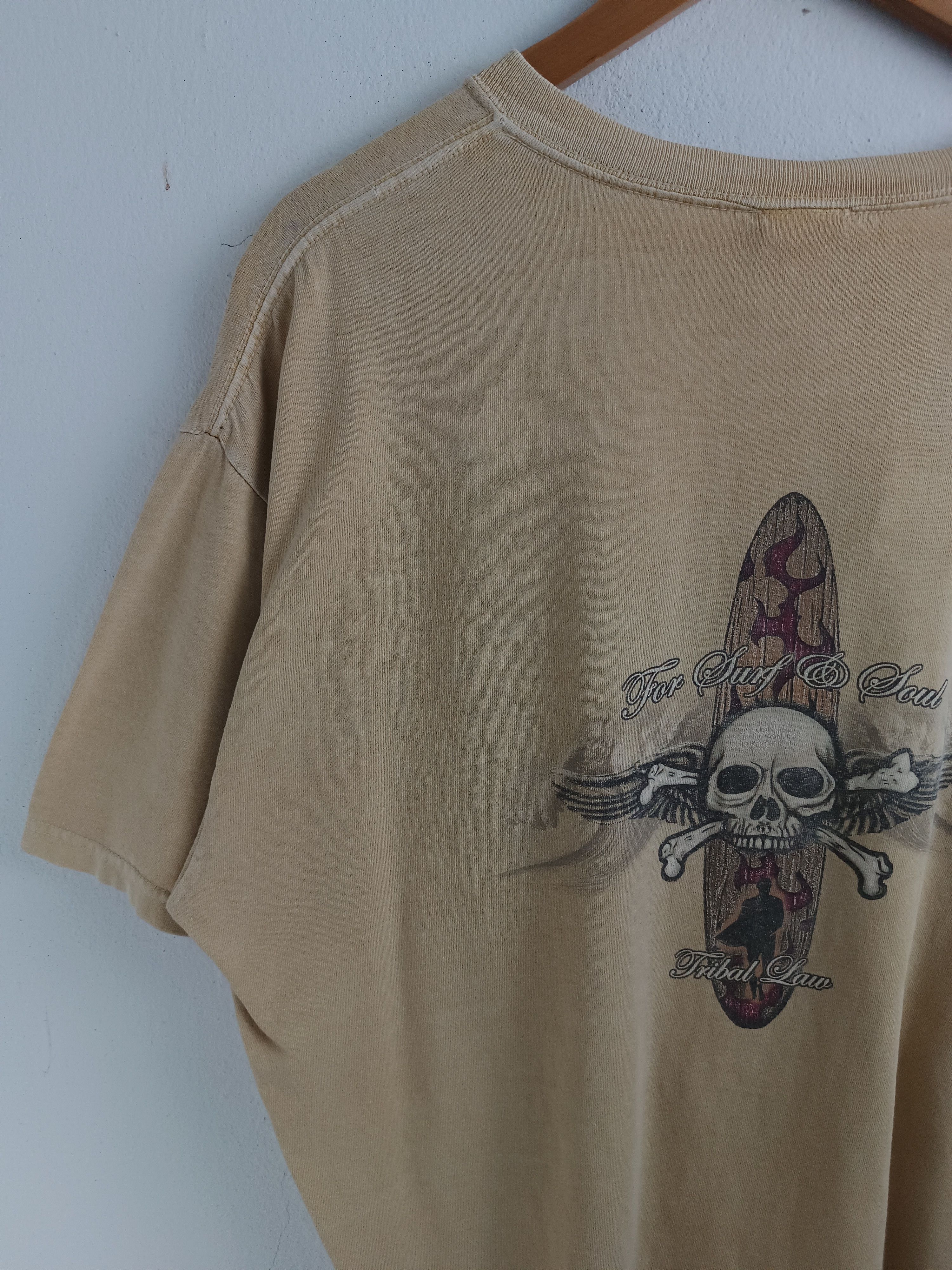 Tribal Streetwear VINTAGE 2000s TRIBAL LAW FOR SURF & SOUL Y2K CRAZY SHIRT Size US XL / EU 56 / 4 - 10 Thumbnail