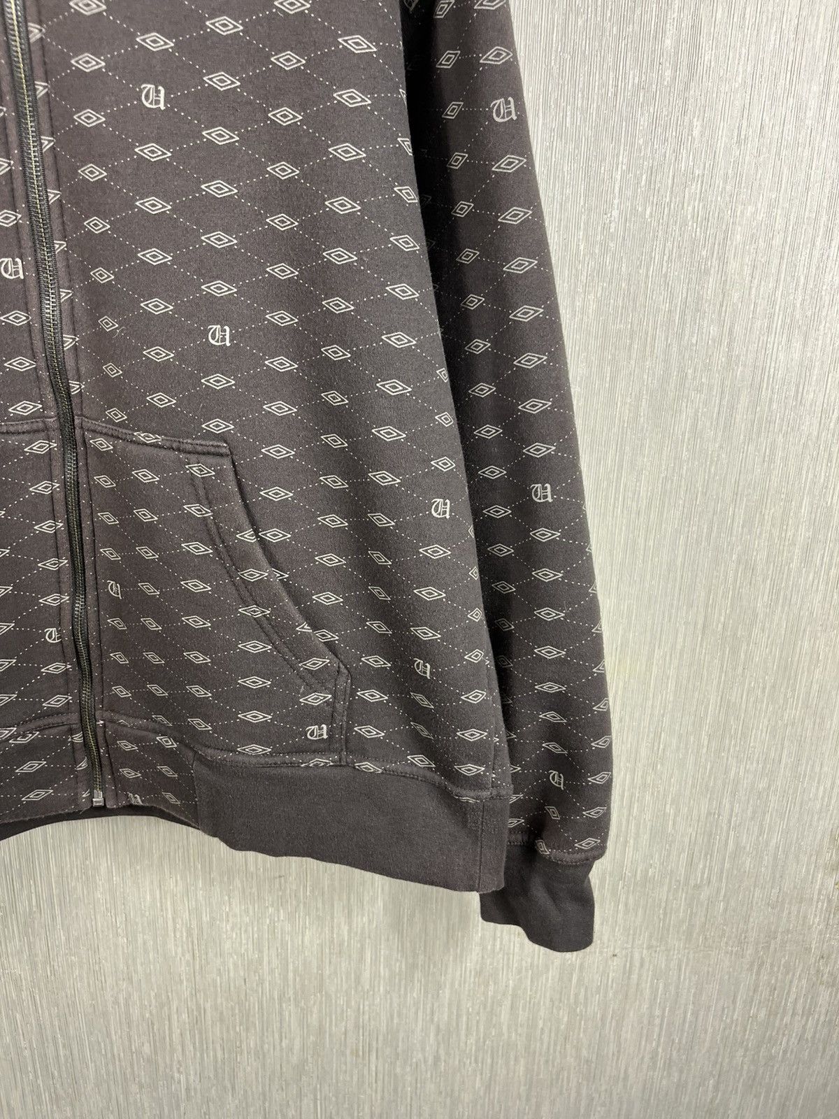 Umbro × Vintage Vintage Umbro y2k monogram logo hoodie sweatshirt zip hood Size US M / EU 48-50 / 2 - 7 Thumbnail