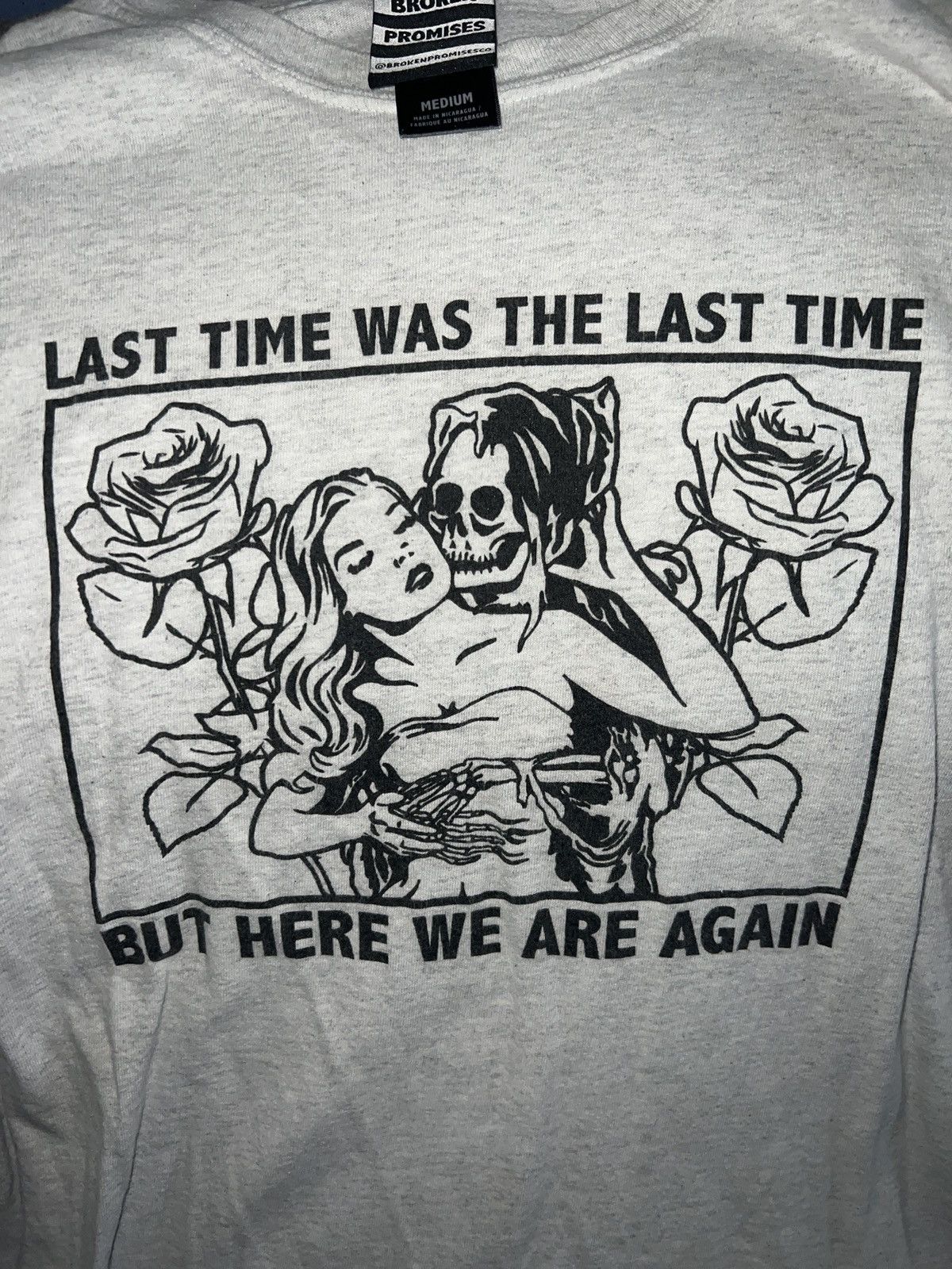Broken Promises Co. Broken Promises Last Time Was The Last Time LS Tee Size US M / EU 48-50 / 2 - 2 Thumbnail