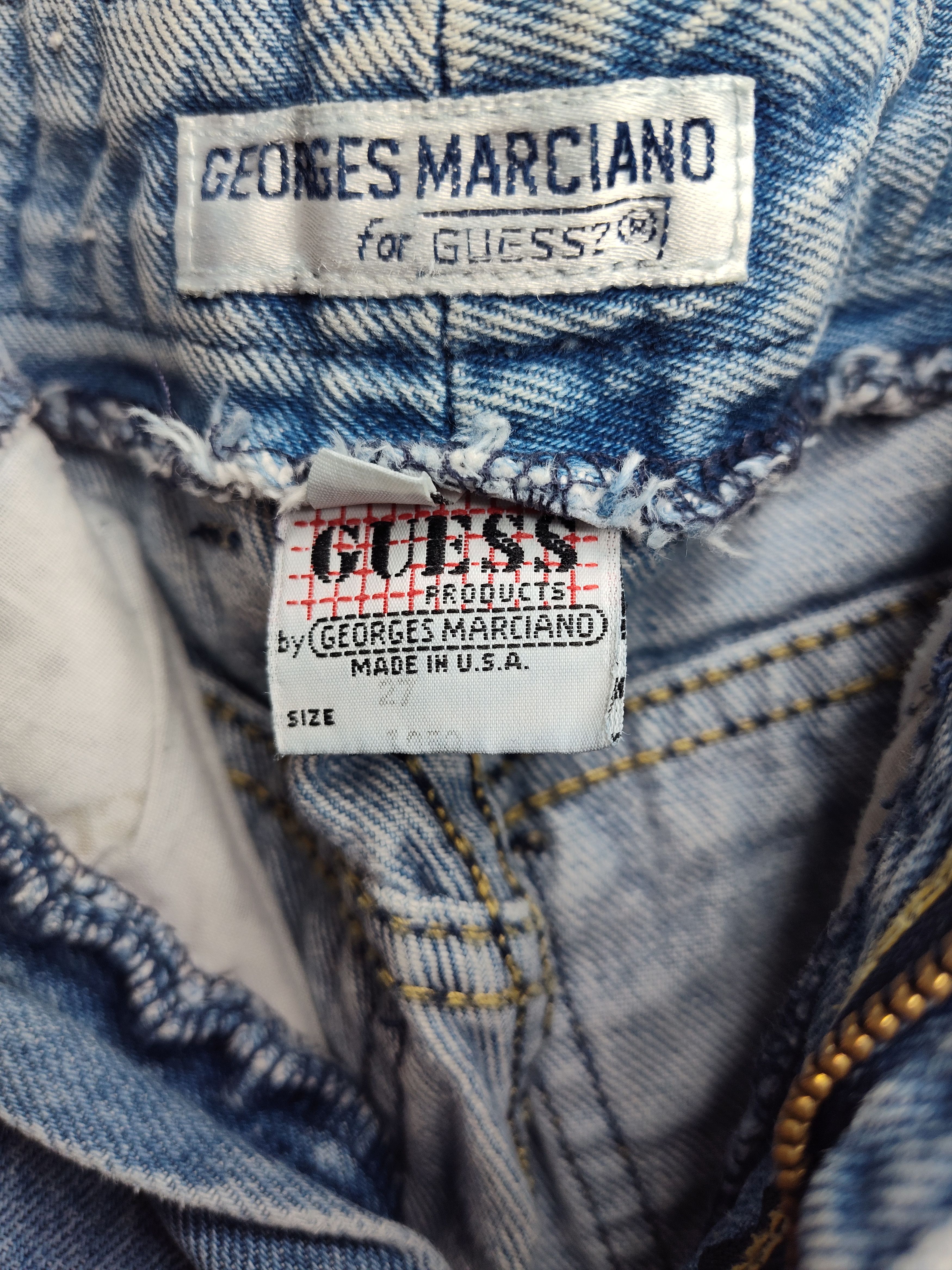 Guess Vintage 90s Georges Marciano for Guess jeans Size 27" / US 4 / IT 40 - 8 Thumbnail