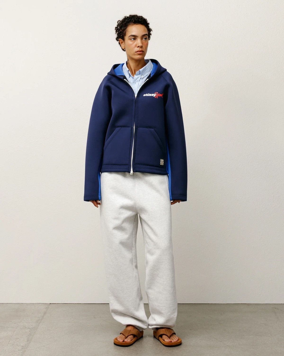 Stussy Wales bonner x Stussy Neoprene hoodie | Grailed