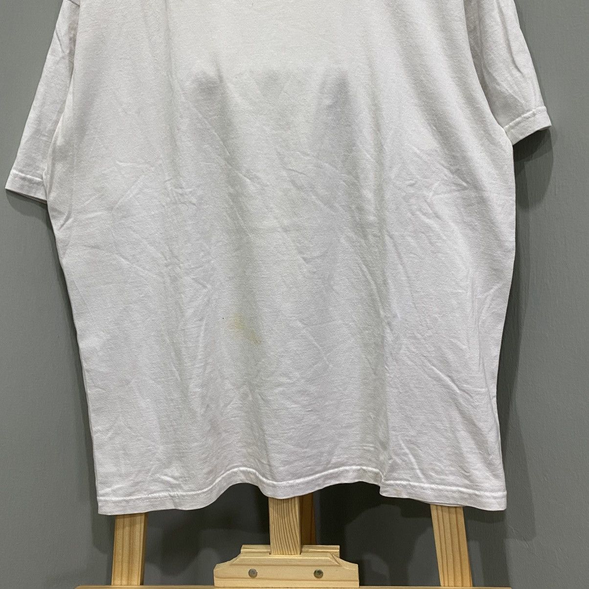 Rap Tees PRO CLUB Heavyweight White T-Shirt - Oversized Fit - XL Size US XL / EU 56 / 4 - 4 Thumbnail