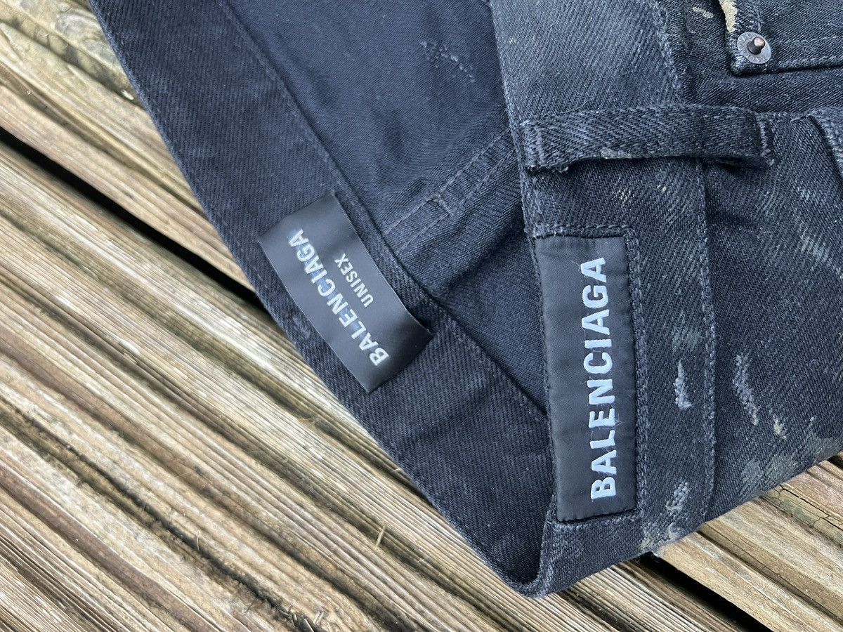 Balenciaga Balenciaga Super Destroyed Denim Jeans Size US 34 / EU 50 - 8 Thumbnail