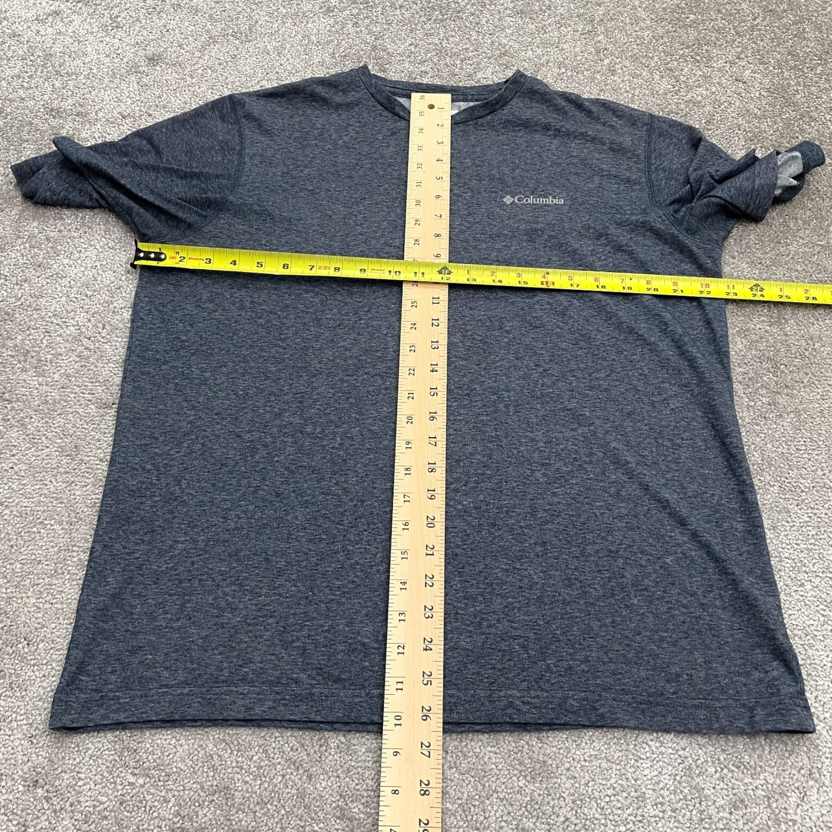 Vintage Columbia Omni Wick T-Shirt Men Large Heather Blue Crew Neck Short Sleeve Tee Top Size US L / EU 52-54 / 3 - 7 Thumbnail