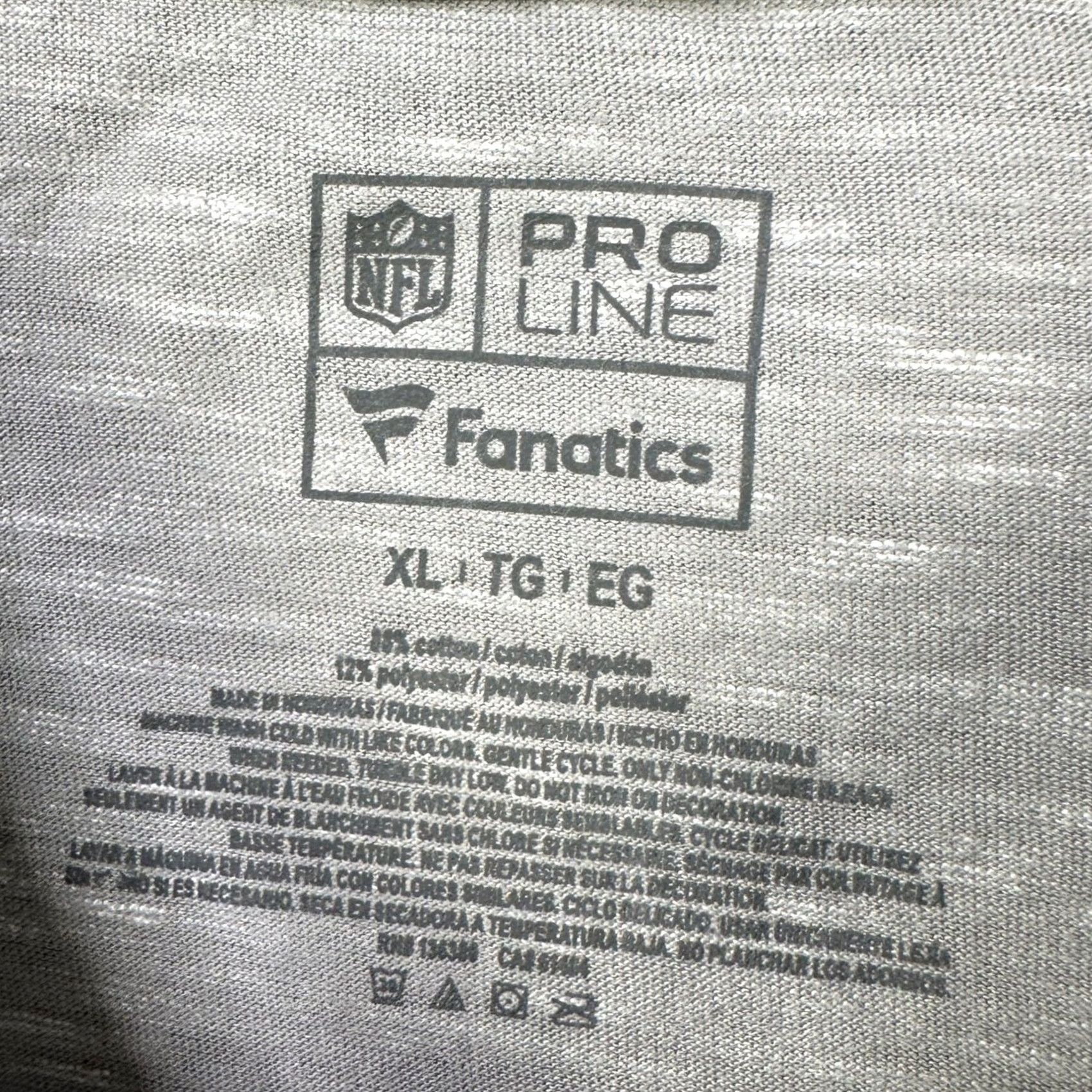 NFL New England Patriots NFL Mens T-Shirt XL Grey Super Bowl Champions Pro Line NEW Size US XL / EU 56 / 4 - 4 Thumbnail