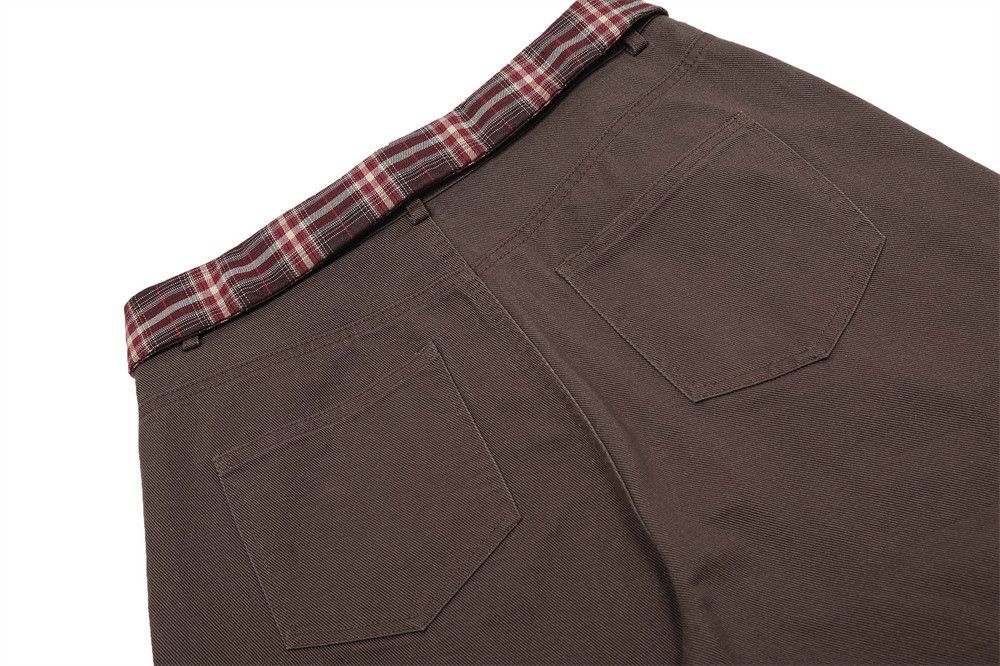 Japanese Brand Loose wide-leg patchwork waist plaid casual jeans Size US 32 / EU 48 - 6 Thumbnail