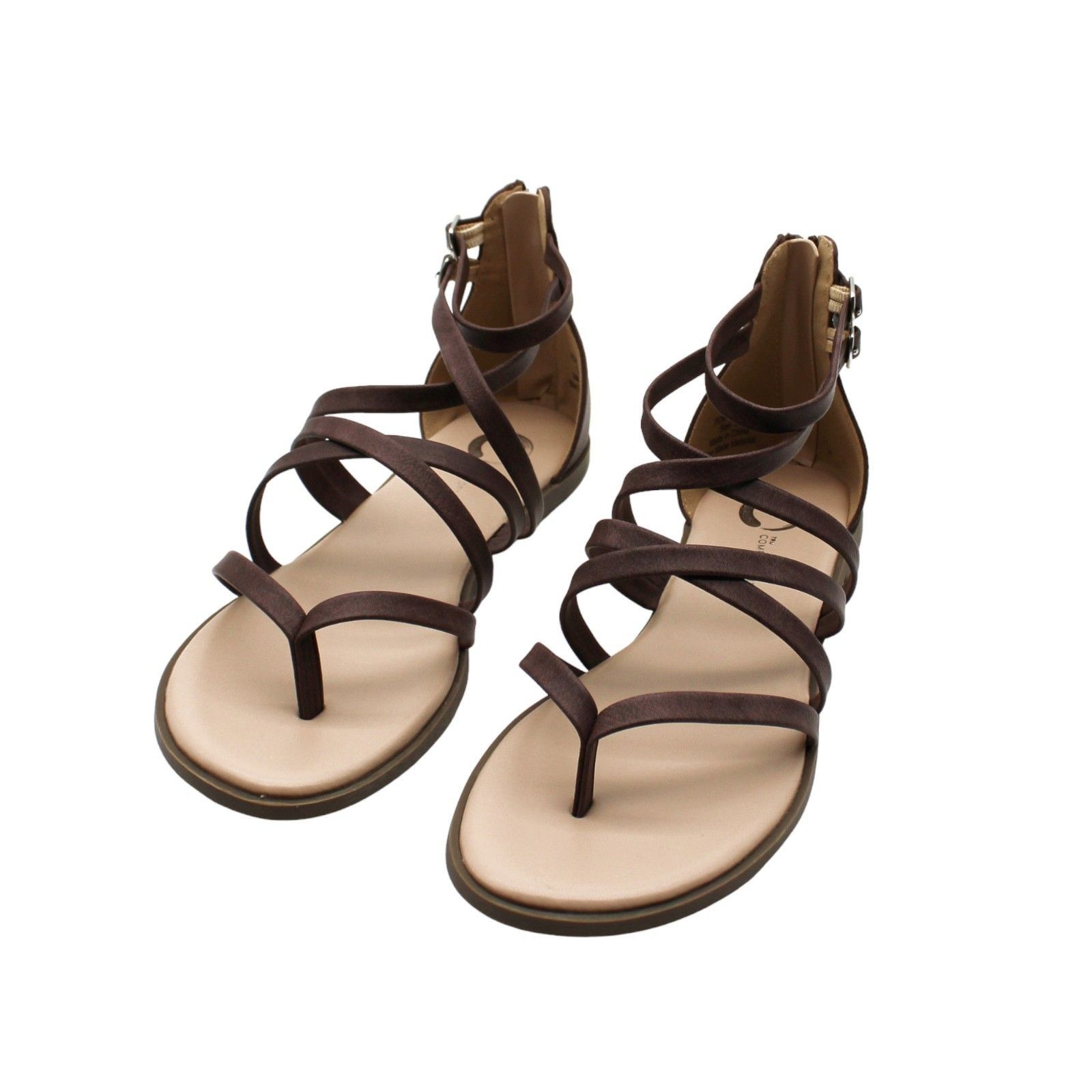 Other JOURNEE COLLECTION Womens Brown Adjustable Strap Padded Zail Size US 9 / IT 39 - 2 Thumbnail