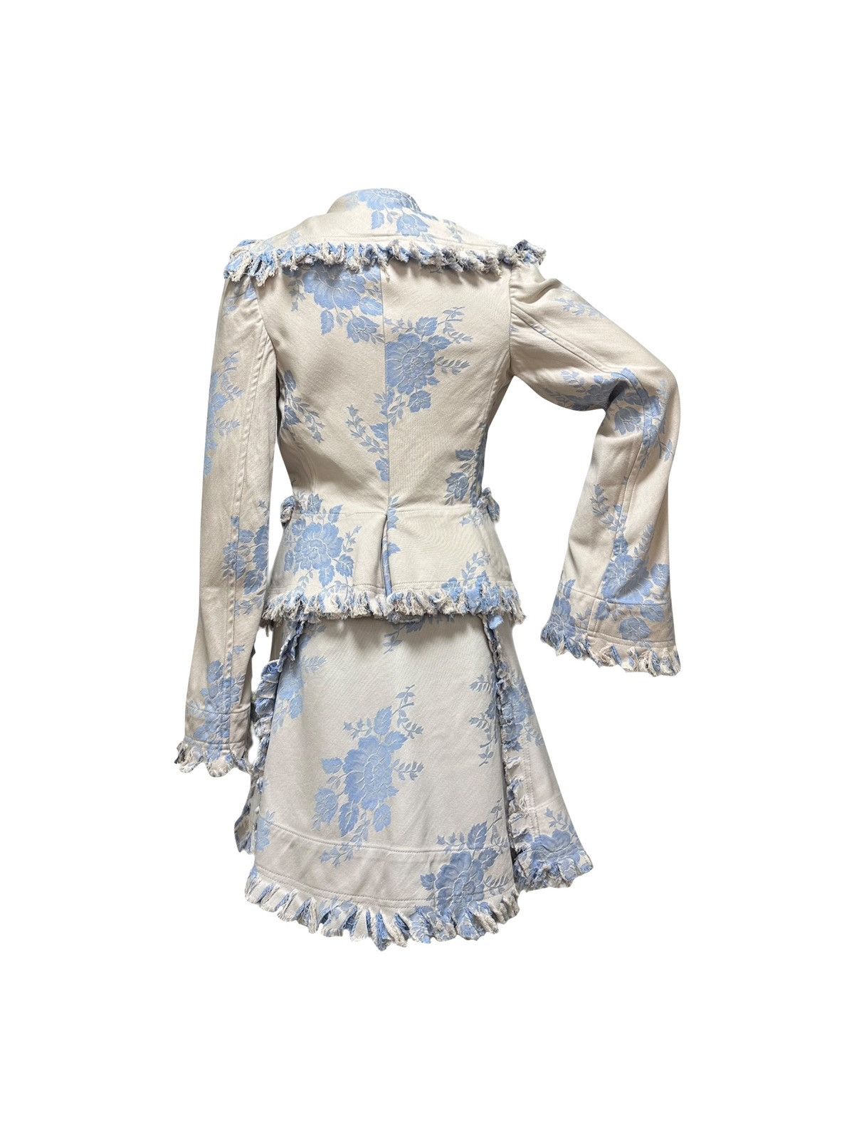 Vivienne Westwood VIVIENNE WESTWOOD S/S 1998 Floral Jacket and Midi Skirt Size S / US 4 / IT 40 - 2 Thumbnail