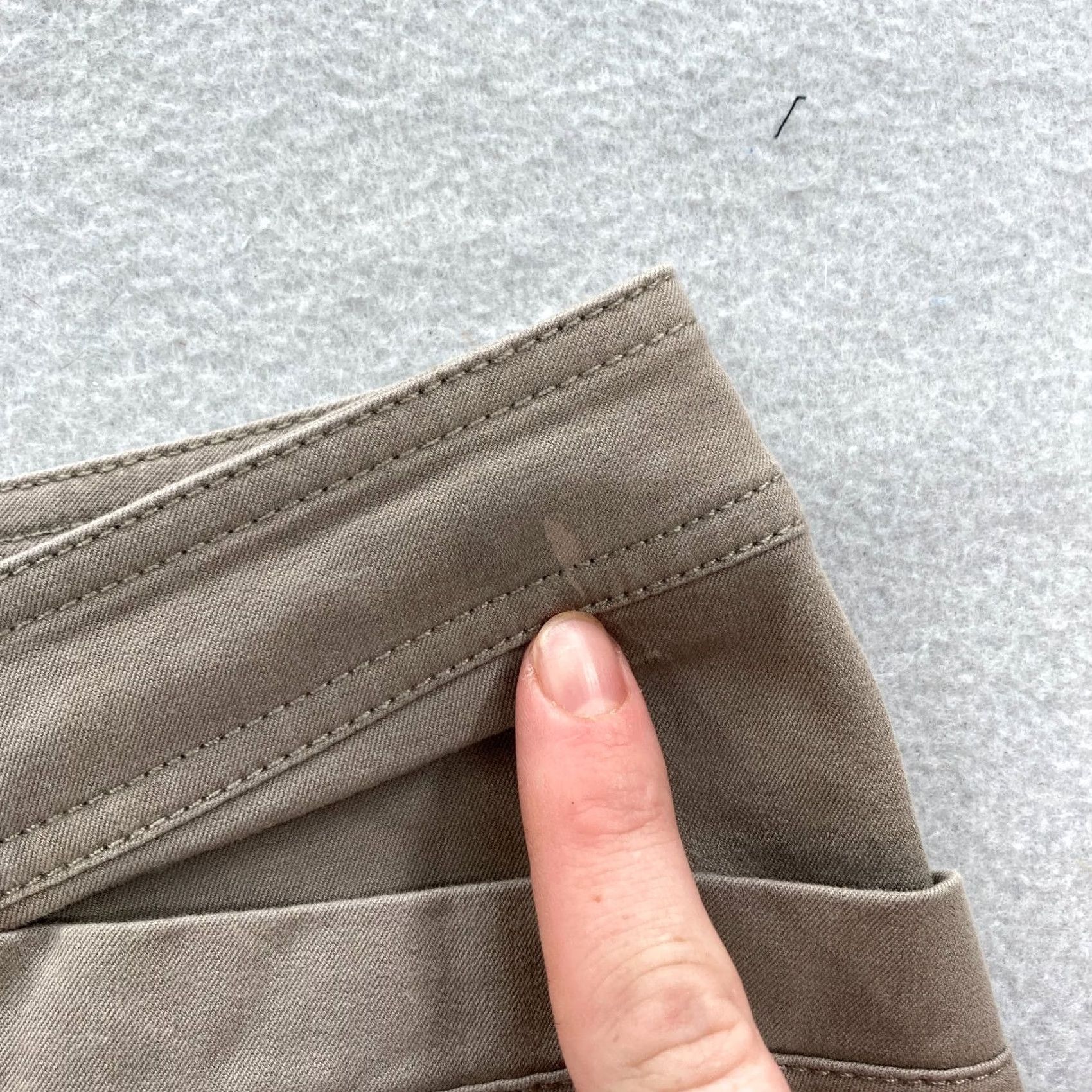 Eileen Fisher Eileen Fisher Women's Medium Beige Chino Pants Stretch Organic Cotton City Size 32" / US 10 / IT 46 - 6 Thumbnail