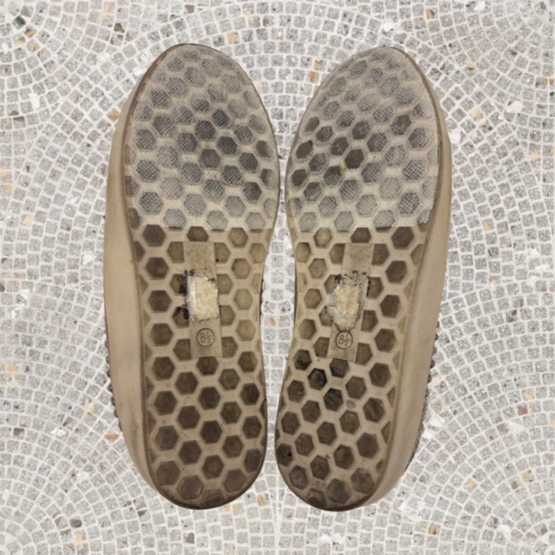 Other SHU SHOP Rockstar Taupe Sneakers Allover Rhinestones 8.5 Size US 8.5 / IT 38.5 - 4 Thumbnail