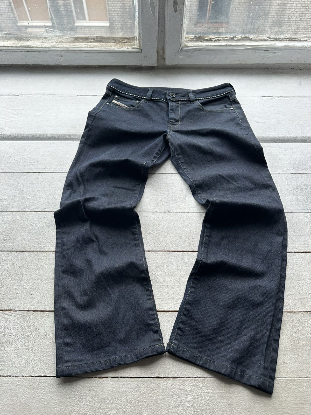 Diesel 🚨 DIESEL IFSIXWASNINE JEANS DENIM RARE Y2K FIT GOTHIC PUNK Size 32" / US 10 / IT 46 - 1 Thumbnail