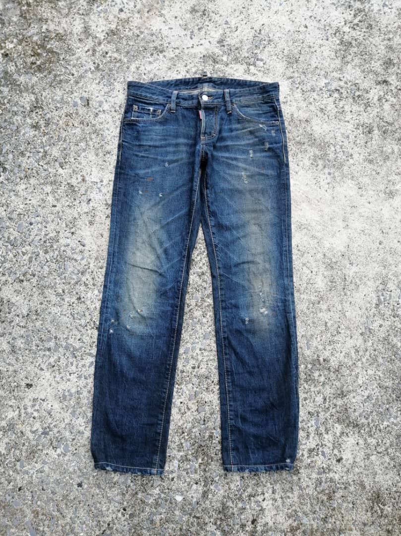 Dsquared2 Dsquared2 Distressed Denim Jeans Size US 31 - 1 Thumbnail