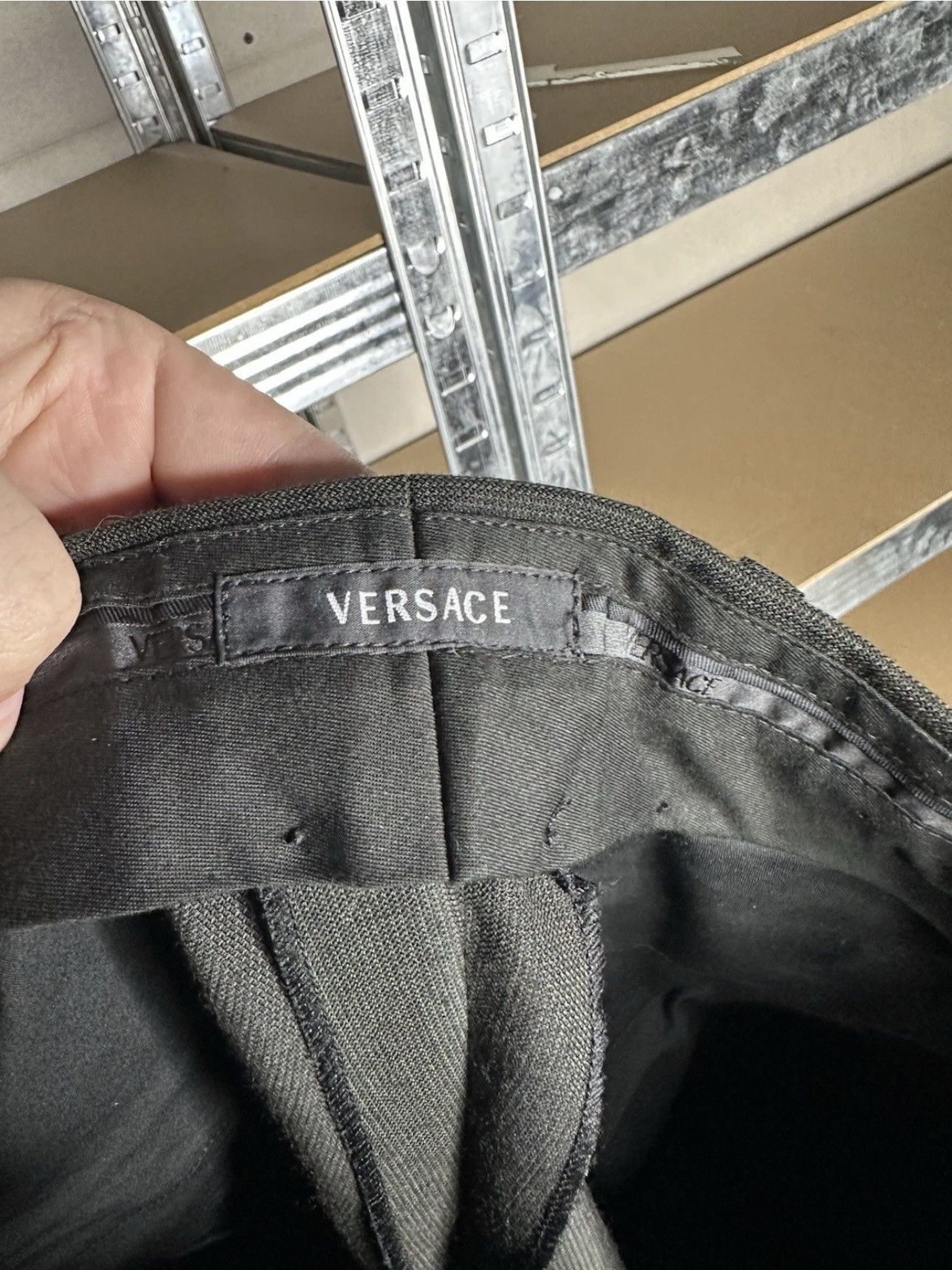 Versace Versace Luxury Men's Dress Pants Black Italy NWT 48 Size Size US 32 / EU 48 - 6 Thumbnail