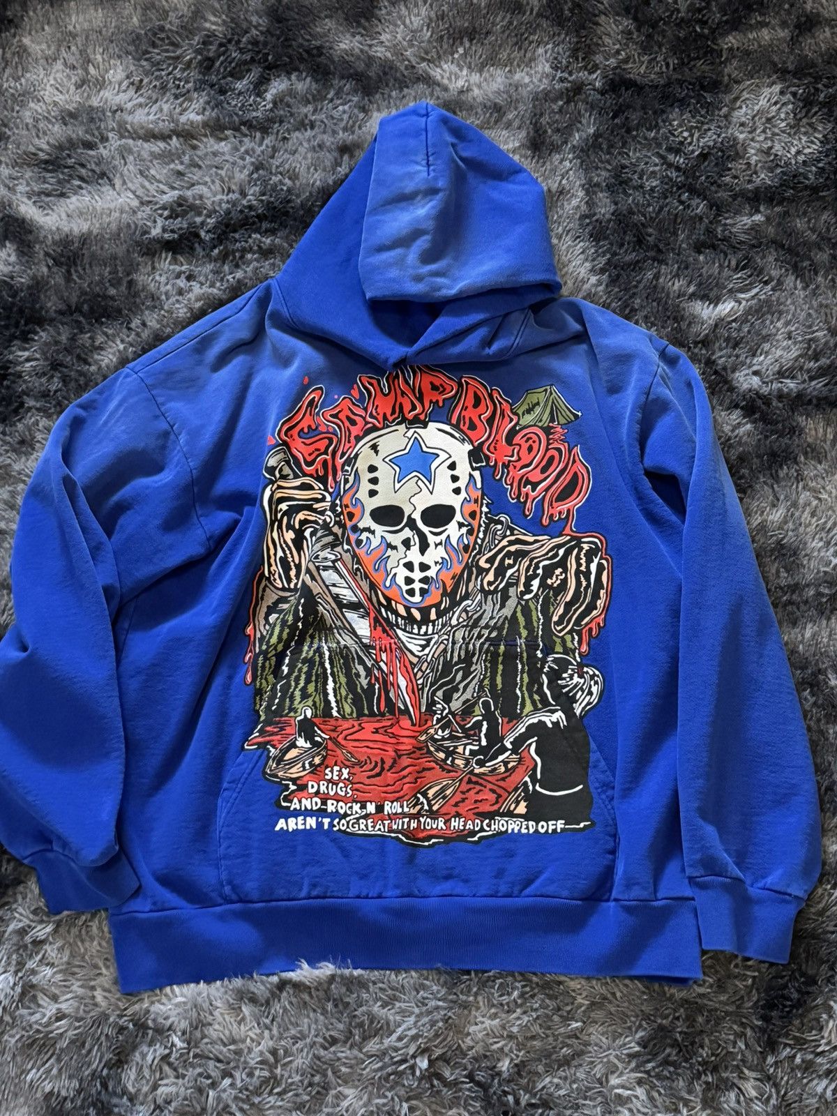 Warren Lotas Warren Lotas “Camp Blood” Hoodie - XXL Size US XXL / EU 58 / 5 - 1 Thumbnail