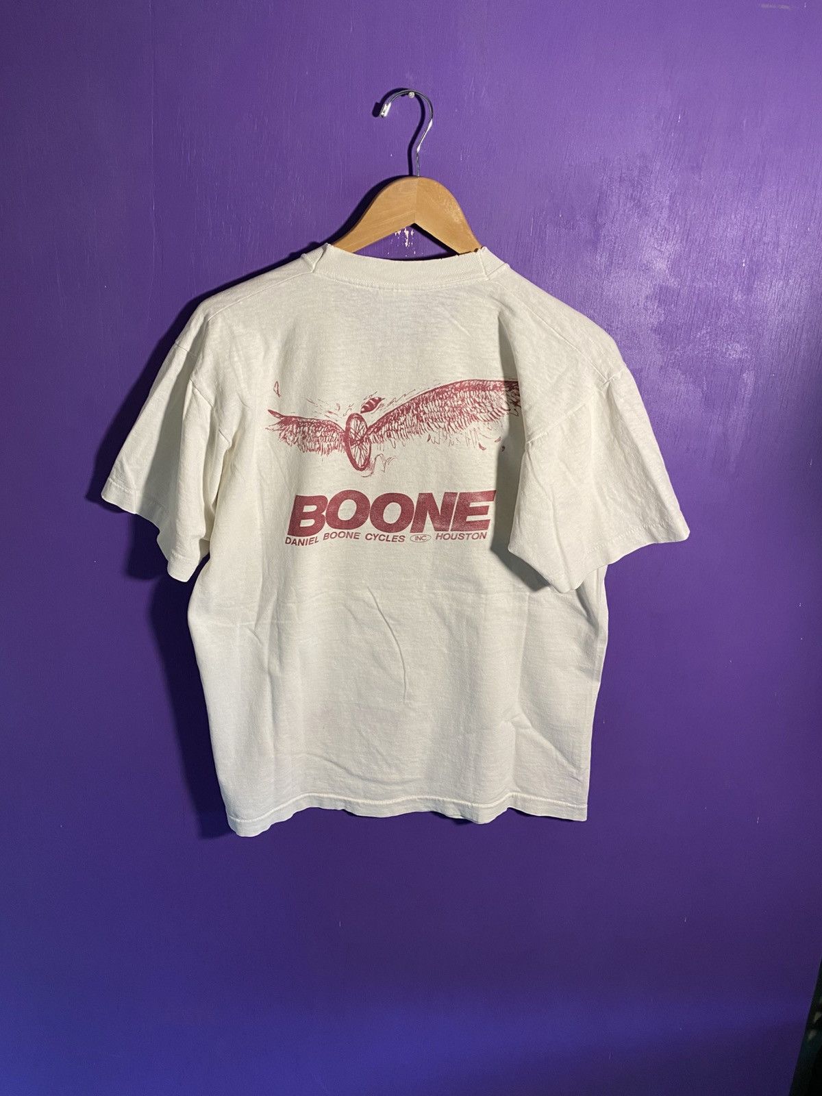 Vintage 1989 Brown beer bike college tee