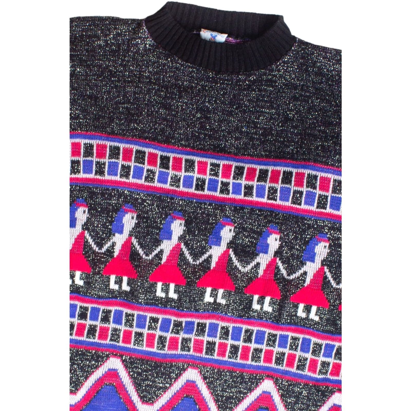 Vintage Vintage 1980s Centennial Knits Black Medium Metallic Sweater User: Vintage Centennial Knits 1980s Black Medium Metallic Sweater Size M / US 6-8 / IT 42-44 - 2 Thumbnail
