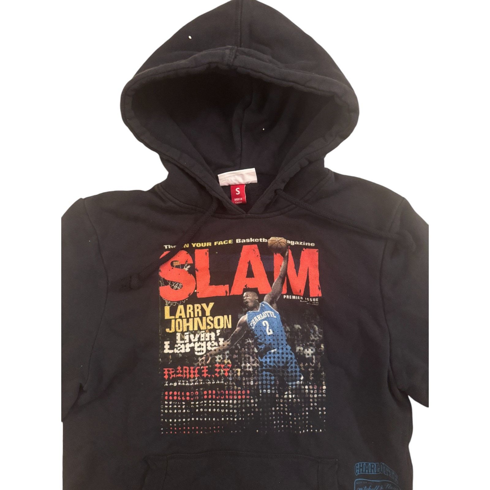 Mitchell & Ness Mitchell & Ness Larry Johnson Slam Cover Hoodie Mens Small Size US S / EU 44-46 / 1 - 2 Thumbnail