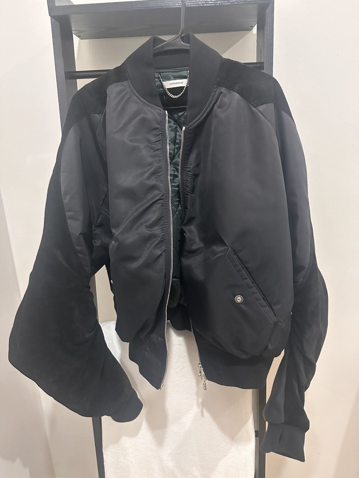 CMMAWEAR CMMAWEAR Black C Round Bomber Jacket Size US S / EU 44-46 / 1 - 5 Thumbnail
