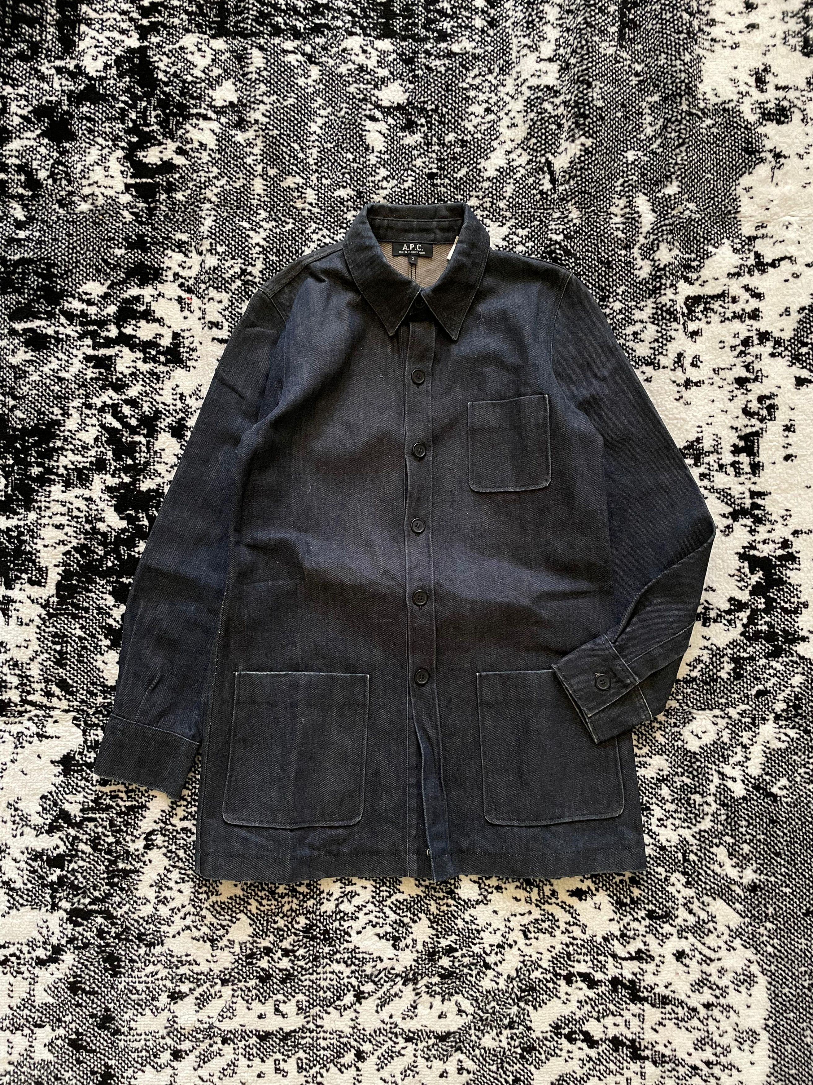 A.P.C. A.P.C. Men's Denim Chore Coat Jacket Size US S / EU 44-46 / 1 - 1 Thumbnail