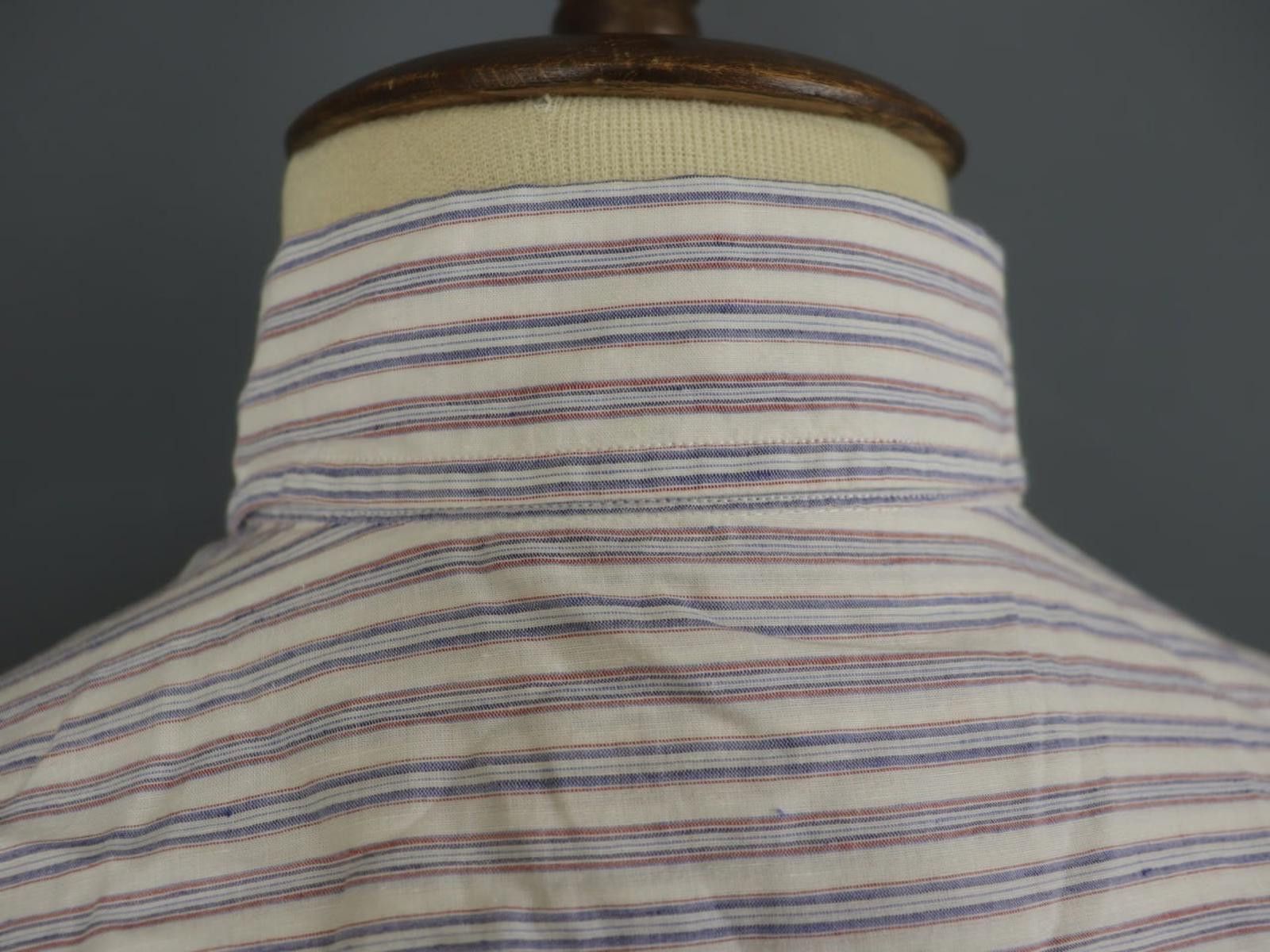 Emmett Emmett Multi Striped Cotton Collared Button-Up Shirt Size L Size US L / EU 52-54 / 3 - 8 Thumbnail