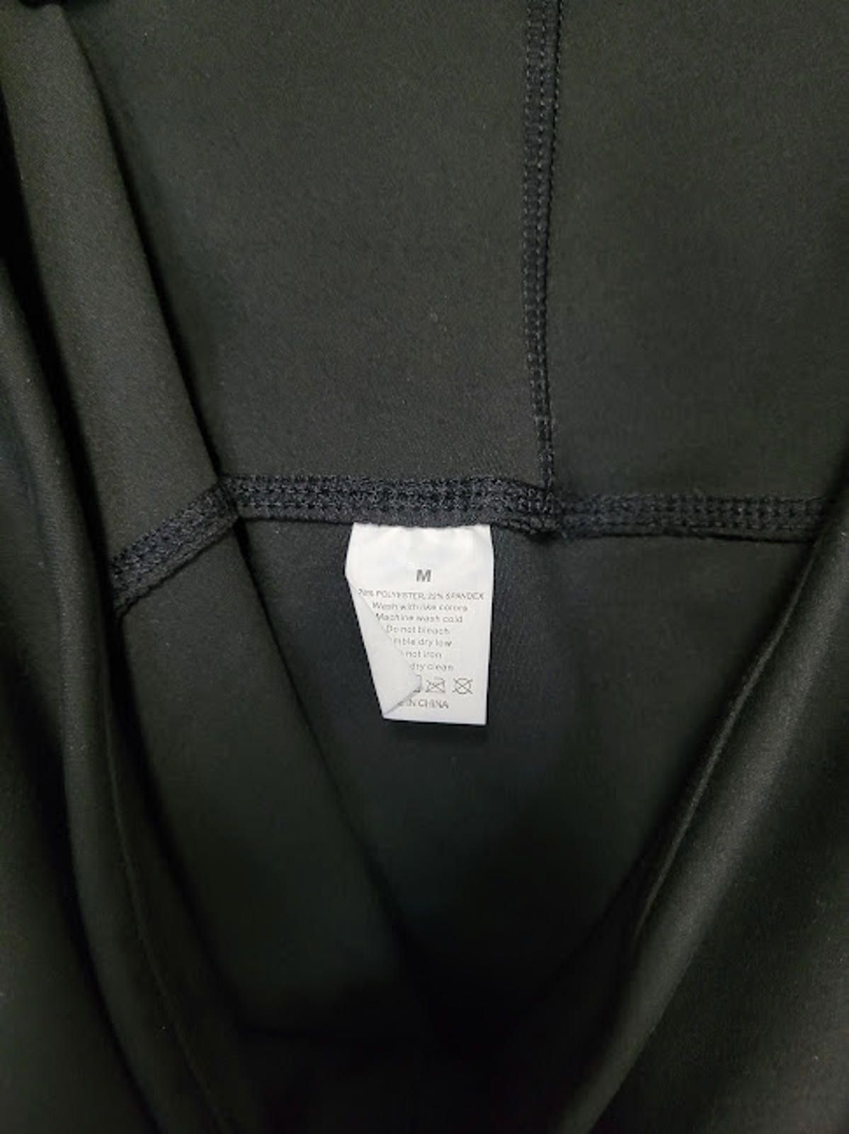 Genetic Manipulation Shinichiro Kuriya Sleek Black High-Waisted Leggings with Side Pockets Medium Size 32" / US 10 / IT 46 - 4 Thumbnail