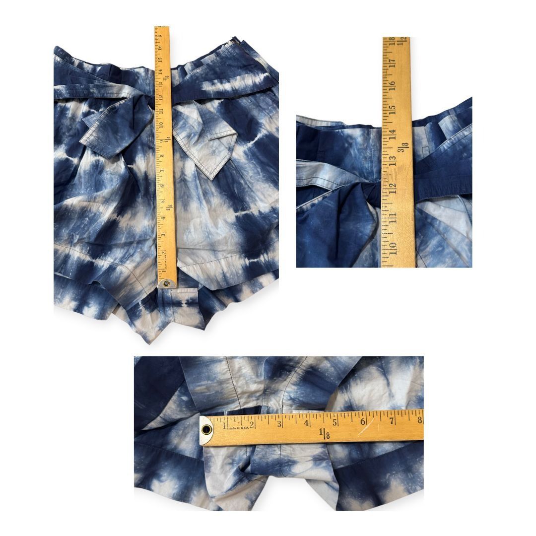 Ulla Johnson Ulla Johnson Paloma Short, Size 12, Indigo Tie Dye, New with Size 34" / US 12 / IT 48 - 13 Thumbnail