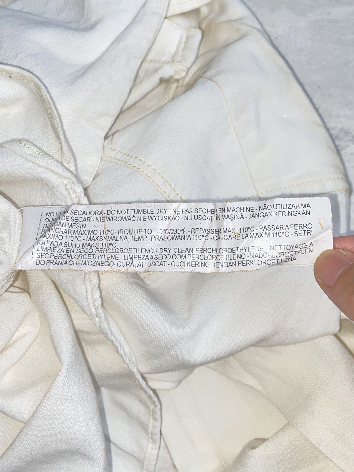 Zara ZARA BASIC DENIM White Shirt Size US XS / EU 42 / 0 - 12 Thumbnail