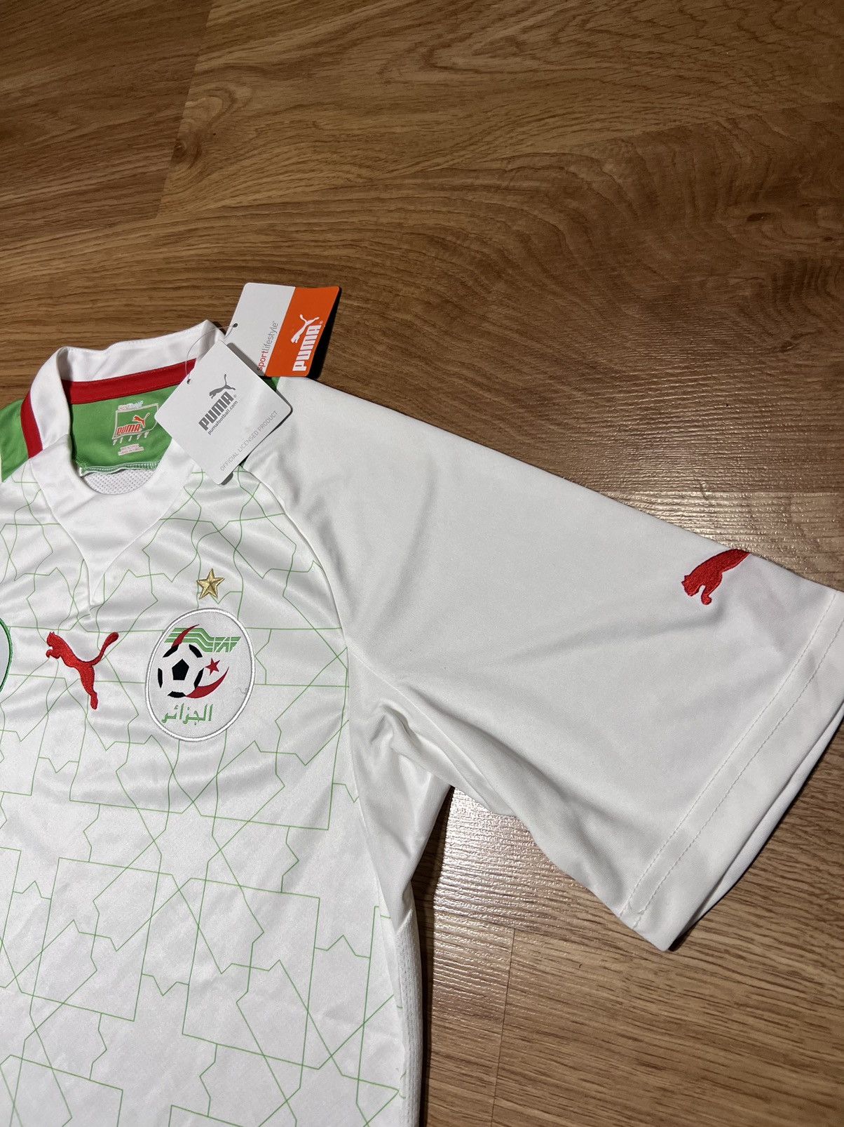 Designer × Puma Puma Algeria national footbal team shirt drill drip y2k Size US S / EU 44-46 / 1 - 3 Thumbnail