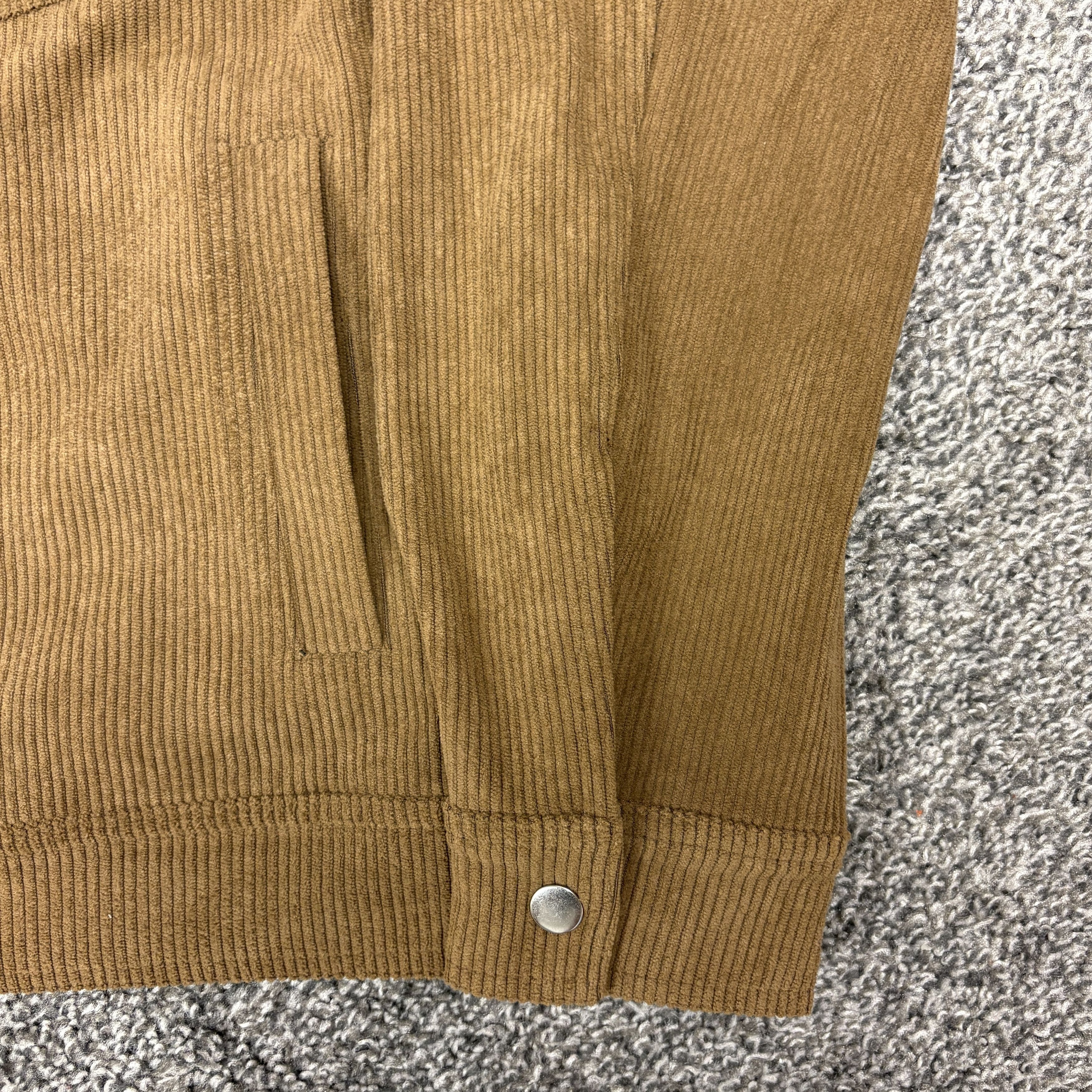 Richie Le Collection Richie Le Collection Corduroy Overshirt/Jacket Brown Size XL Size US XL / EU 56 / 4 - 2 Thumbnail