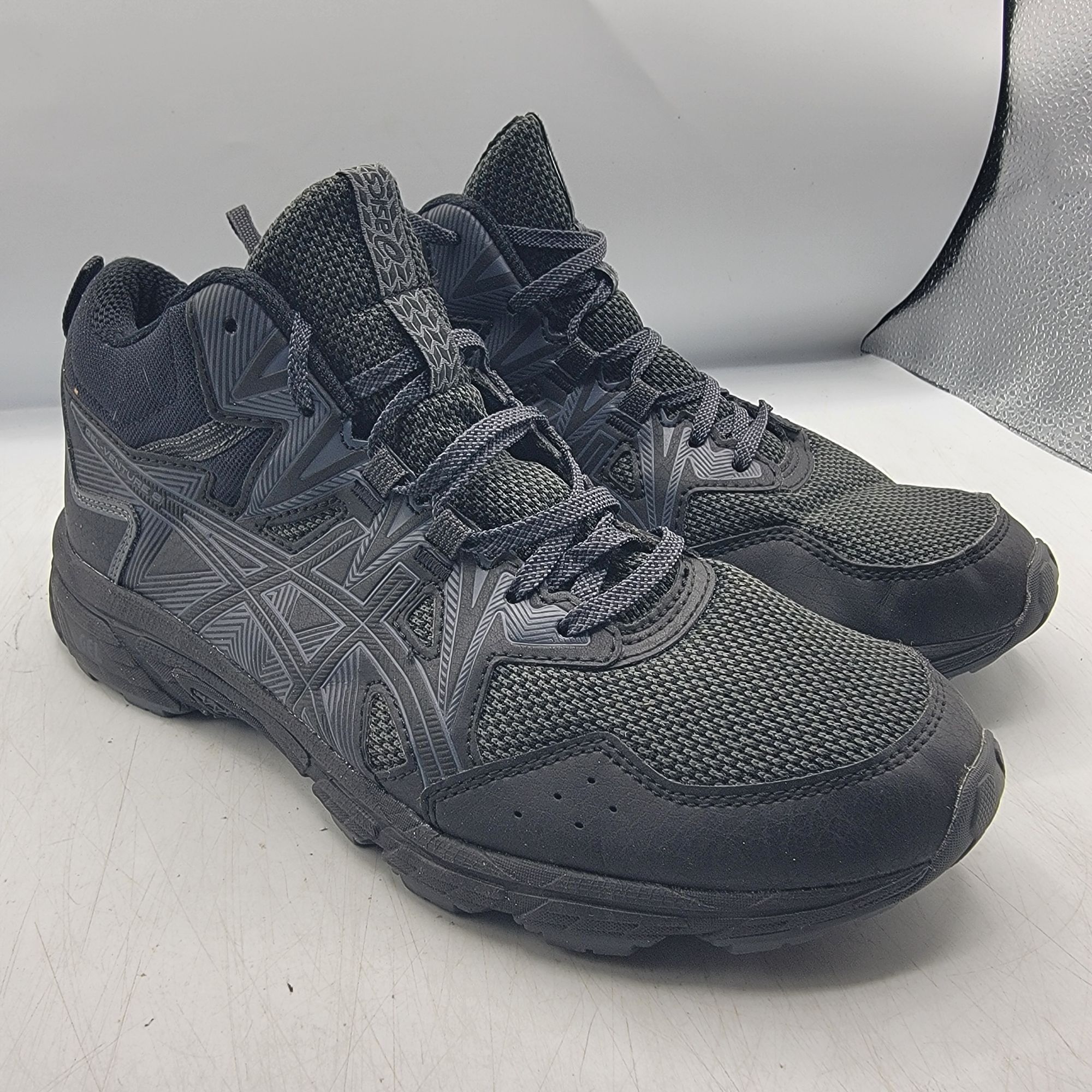 Asics Gel Venture Mens Black Mid Top Running Shoes Sne