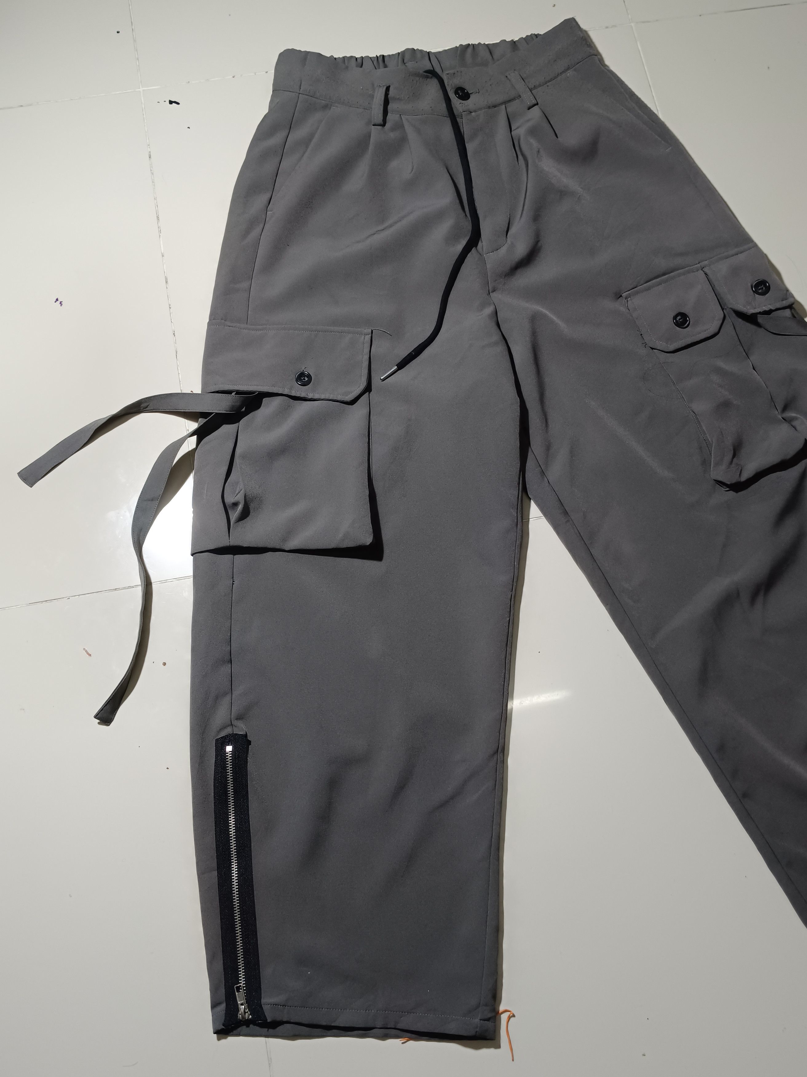 If Six Was Nine × Le Grande Bleu (L.G.B.) Vintage Casper John Parachute Slacks Baggy Pants Size US 33 - 4 Thumbnail