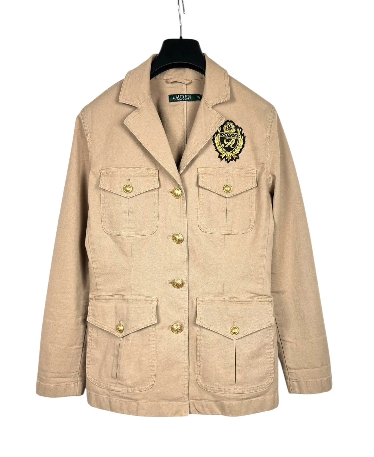 Lauren Ralph Lauren Lauren Ralph Lauren Denim Jacket Army Button Up size US6 Size M / US 6-8 / IT 42-44 - 10 Thumbnail