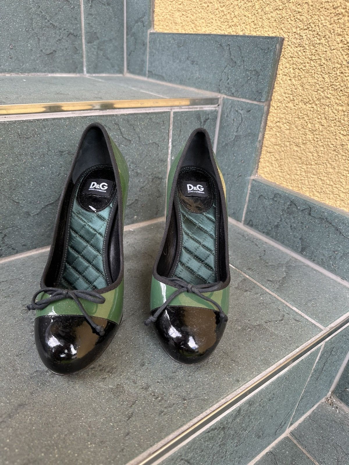 Dolce & Gabbana Dolce Gabbana Vintage Retro Rare Heels green size 36 Size US 6 / IT 36 - 4 Thumbnail