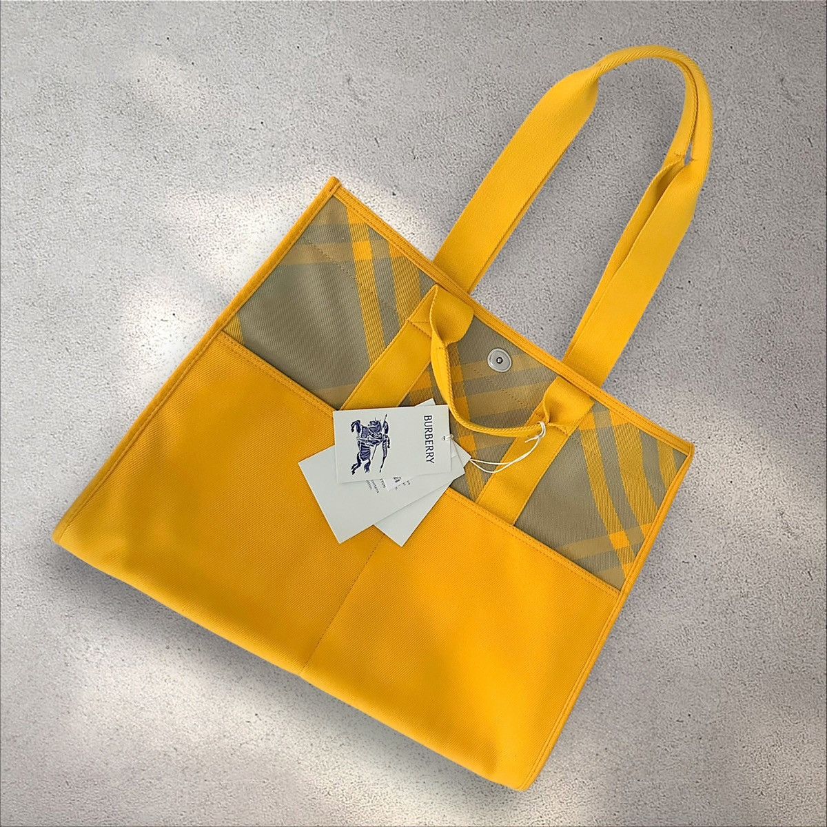 Burberry Prorsum Burberry Prorsum Plaid Tote Bag Size ONE SIZE - 15 Thumbnail