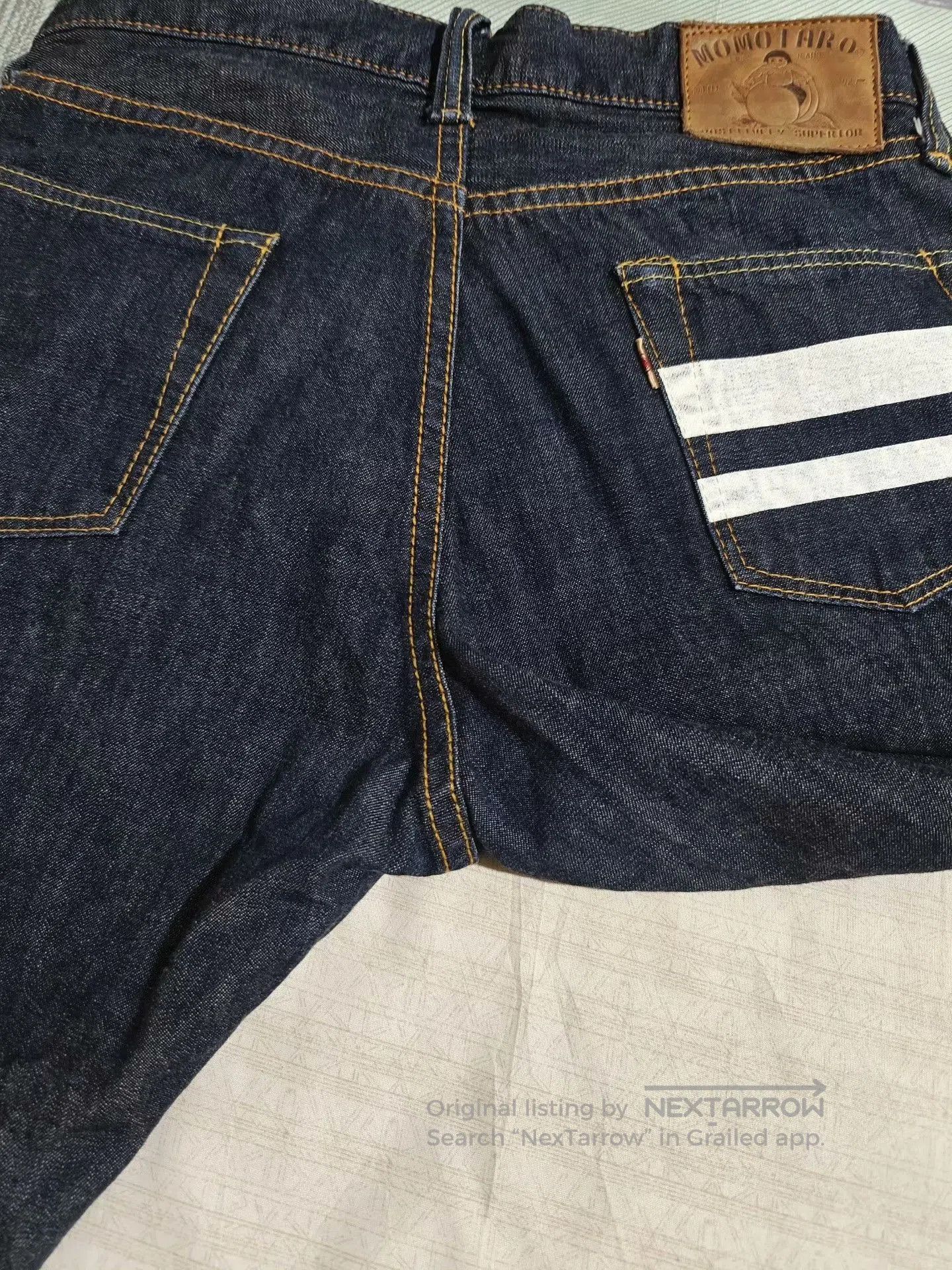 Momotaro Jeans MOMOTARO JEANS 0405 10oz Raw Denim Jeans. Size US 29 - 5 Thumbnail
