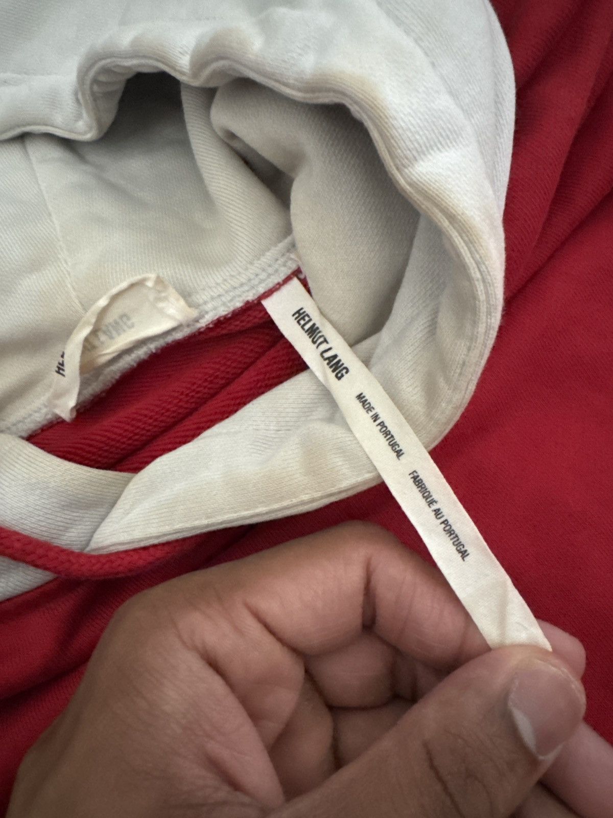 Helmut Lang Helmut Lang AW 18/19 Limited Edition Taxi Hoodie Red Size US L / EU 52-54 / 3 - 6 Thumbnail