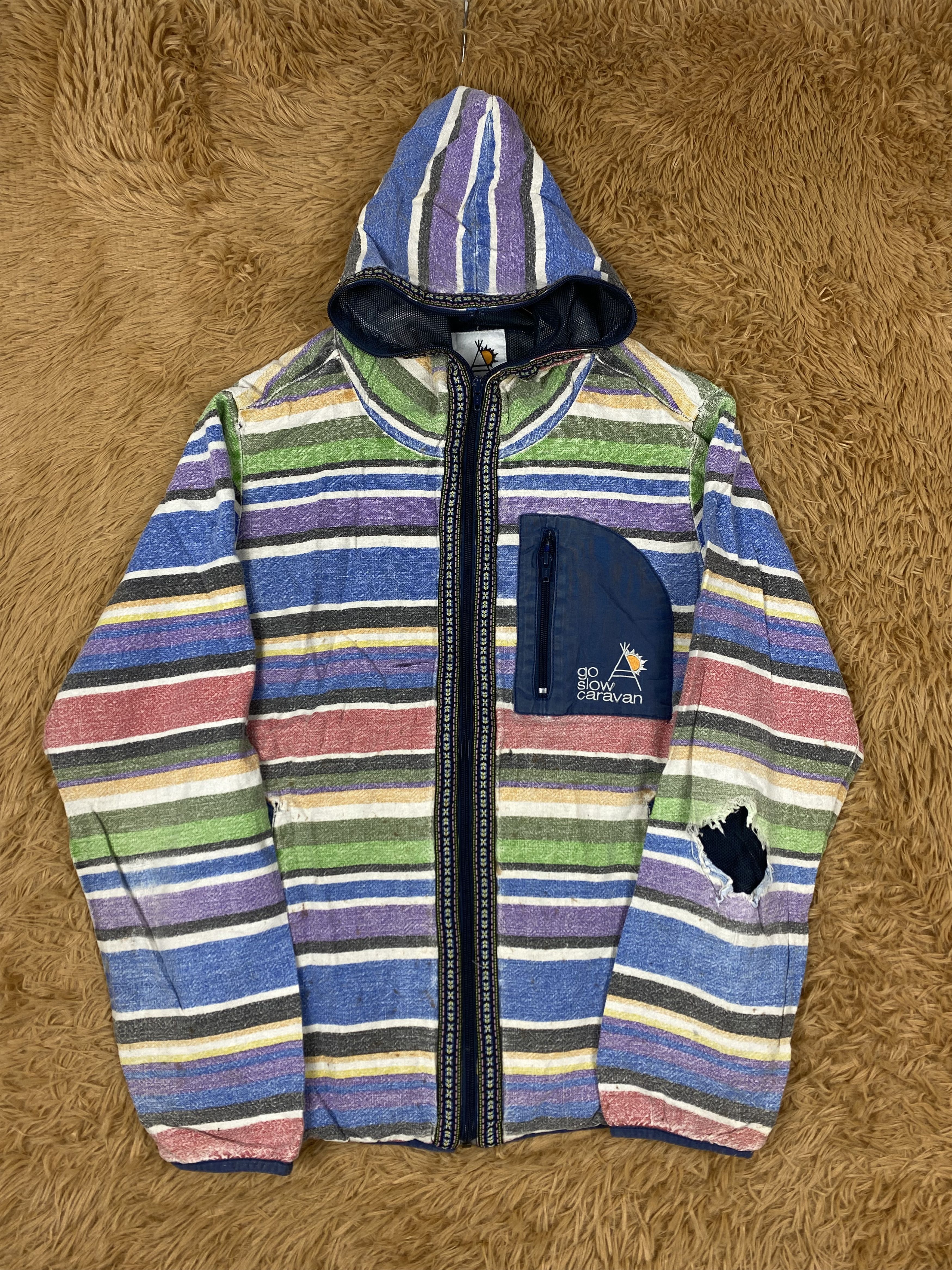 go slow caravan Vintage Go Slow Caravan Jacket DJ0927 Size US XL / EU 56 / 4 - 4 Thumbnail