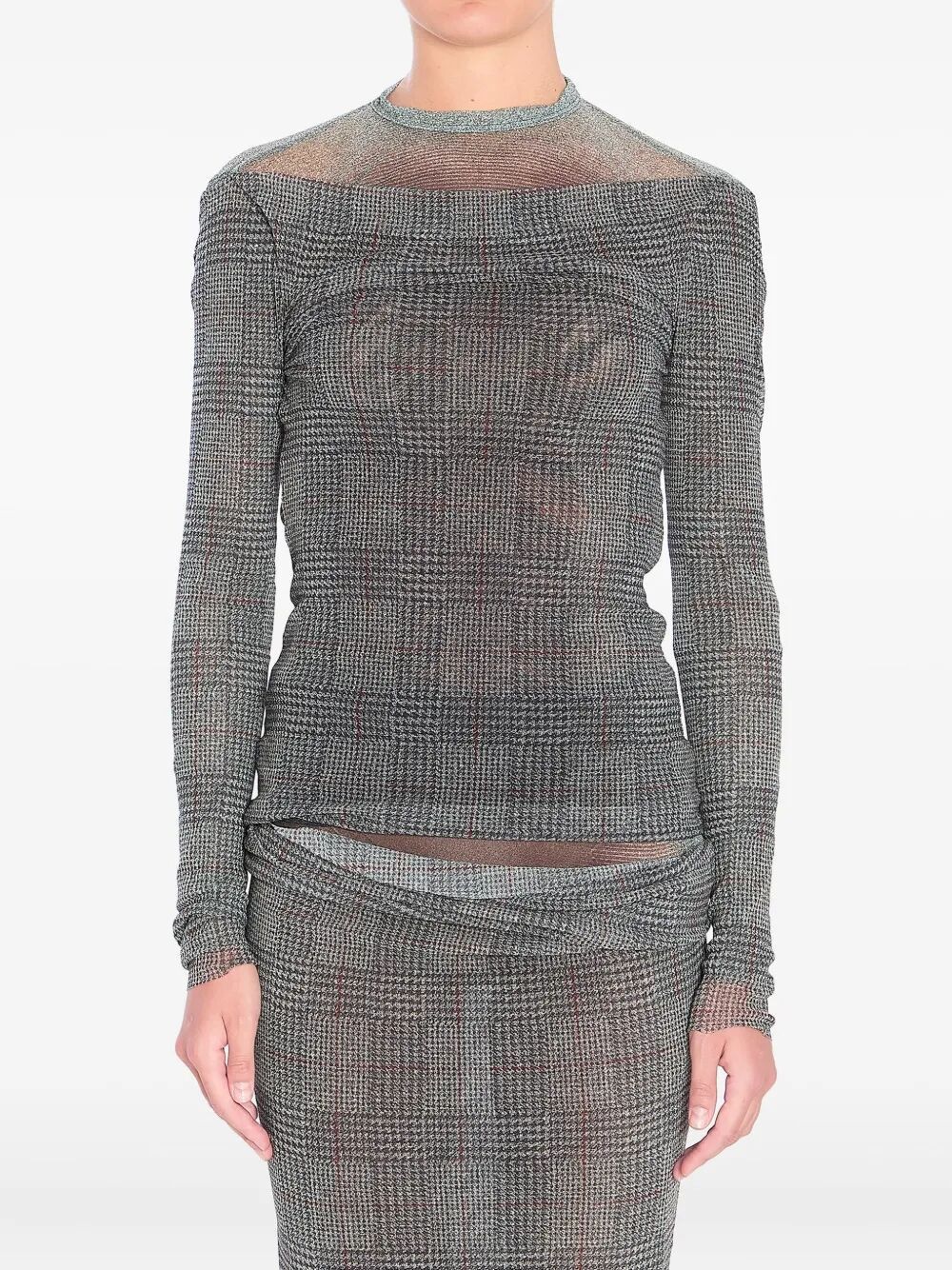 MESH TOP DOUBLE LAYER PRINTED 