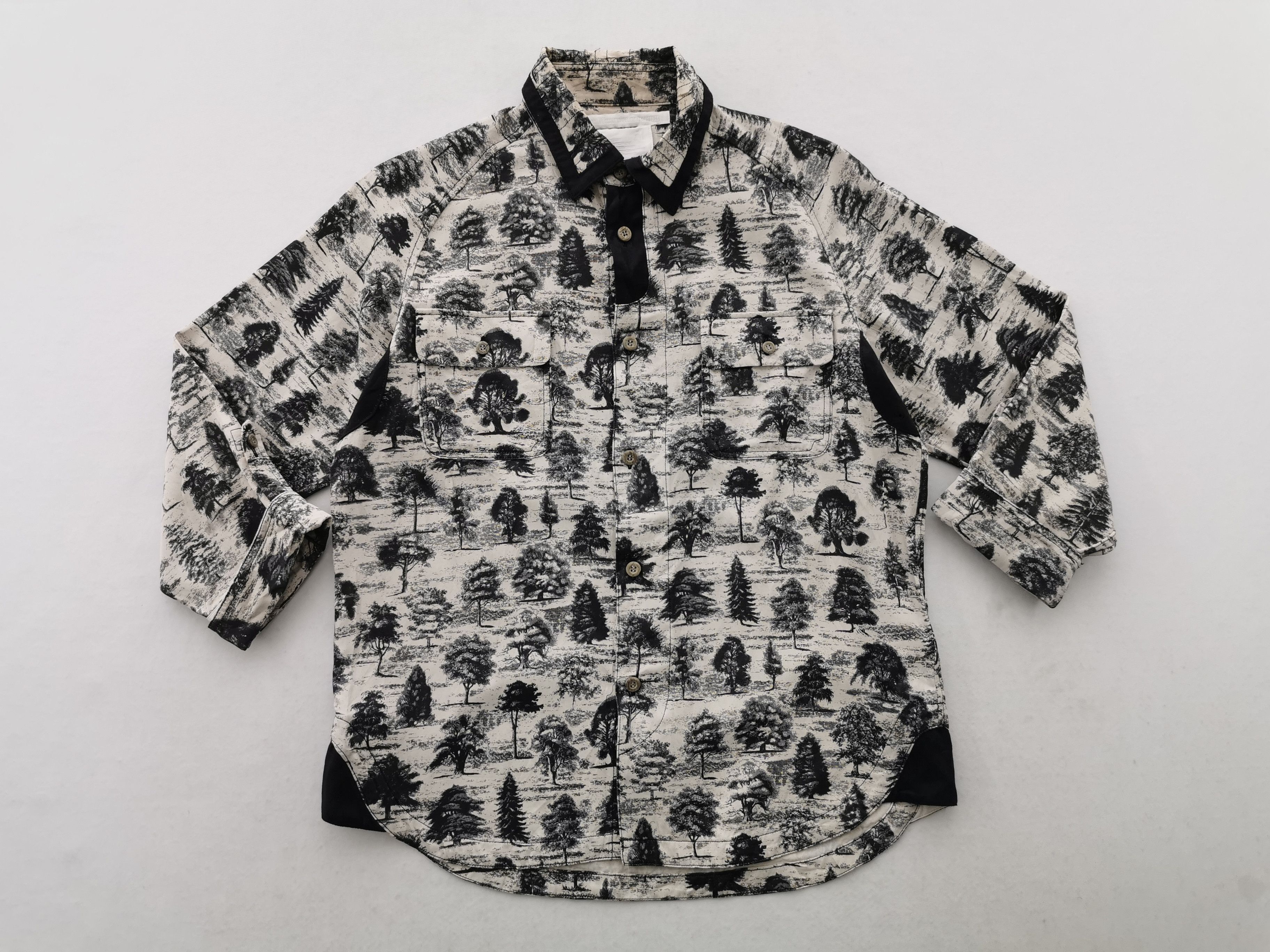 White Mountaineering Vintage White Mountaineering Button Shirt Made In Japan Size US S / EU 44-46 / 1 - 3 Thumbnail