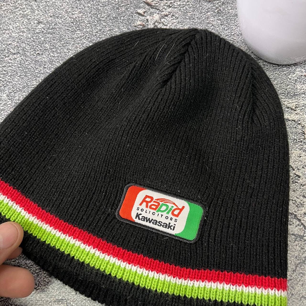 Vintage Vintage Kawasaki Rapid Solicitors Beanie Winter OneSize Hat Size ONE SIZE - 5 Thumbnail