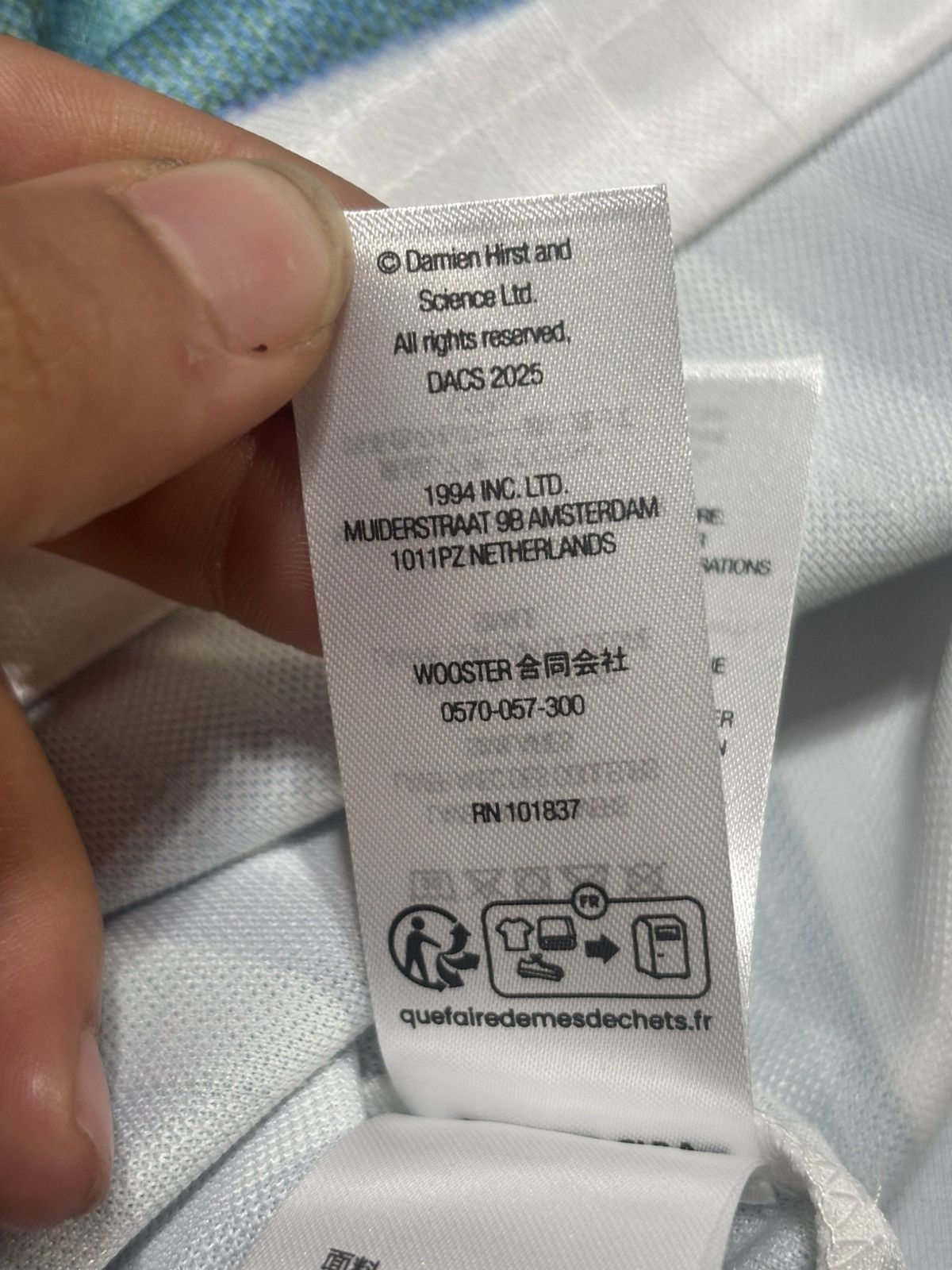 Damien Hirst × Supreme SUPREME DAMIEN HIRST SOCCER JERSEY 'WHITE' SIZE M Size US M / EU 48-50 / 2 - 12 Thumbnail