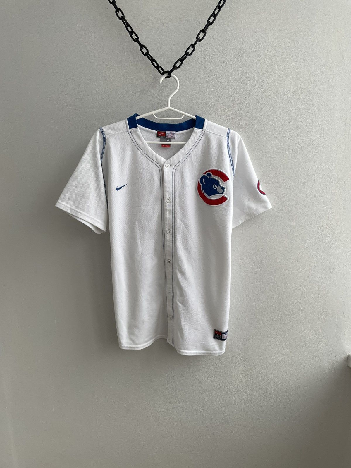 Nike Vintage Chicago Cubs Nike Jersey Shirt 90s 00s Baseball MLB Size US XL / EU 56 / 4 - 1 Thumbnail
