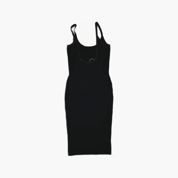 Alexander Wang Alexander Wang Knitted Black Slip Dress - Size S / US 4 / IT 40 - 2 Thumbnail