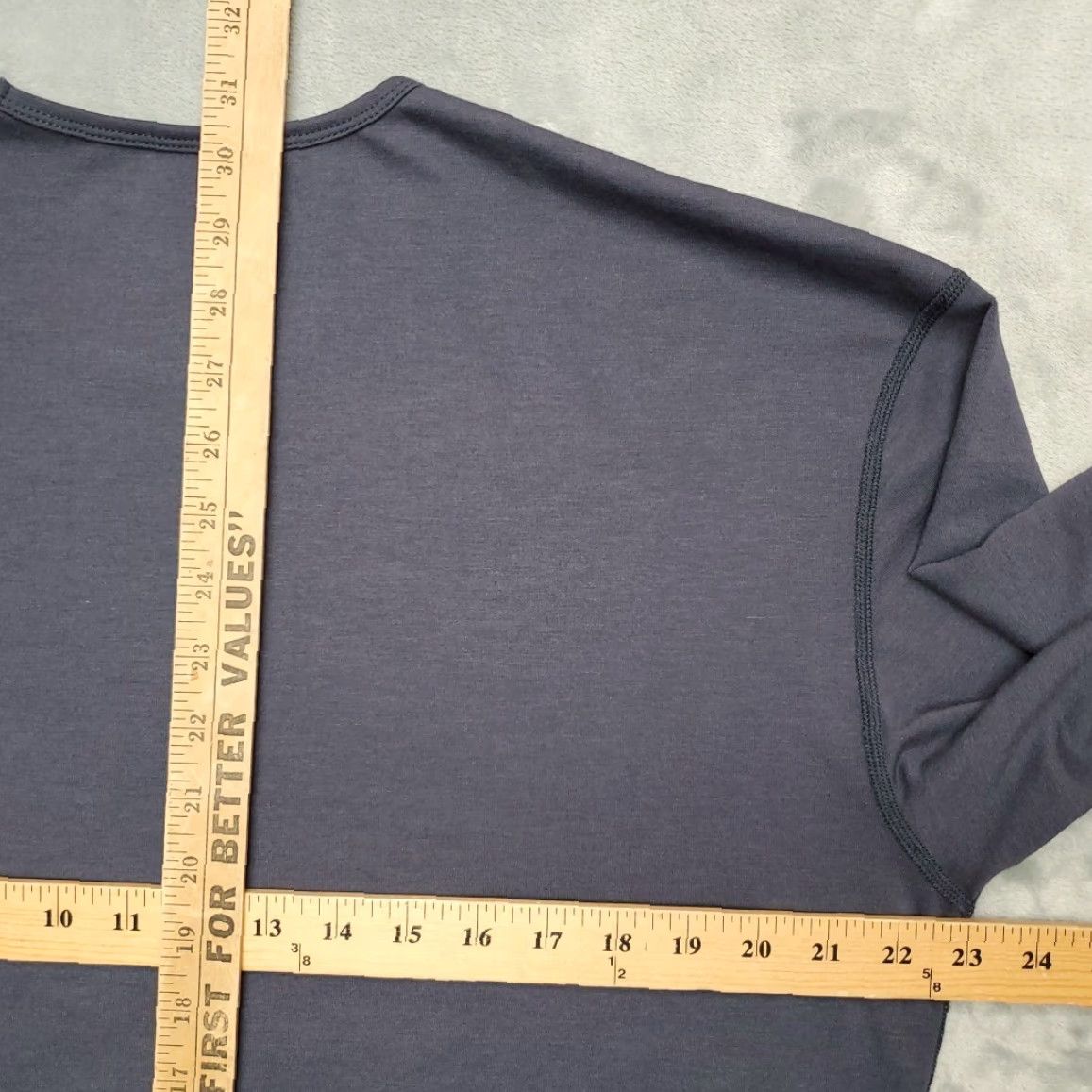 Vintage BYLT Shirt Mens XL Gray Long Sleeve Drop Cut Performance Stretch Athleisure Shirt Mens XL Gray Long Sleeve Performance Stretch BYLT Size US XL / EU 56 / 4 - 6 Thumbnail