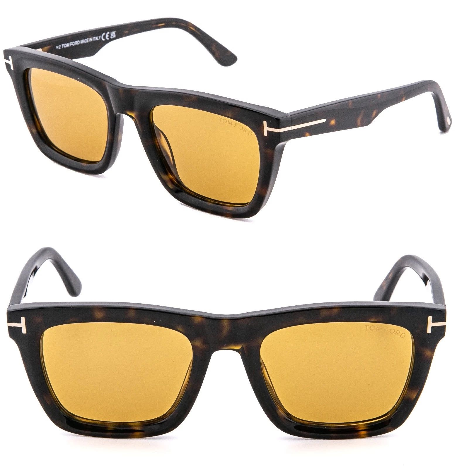 Tom Ford TOM FORD LELIO TF1207 52E Brown Sunglasses 1207 FT1207 Size ONE SIZE - 1 Thumbnail
