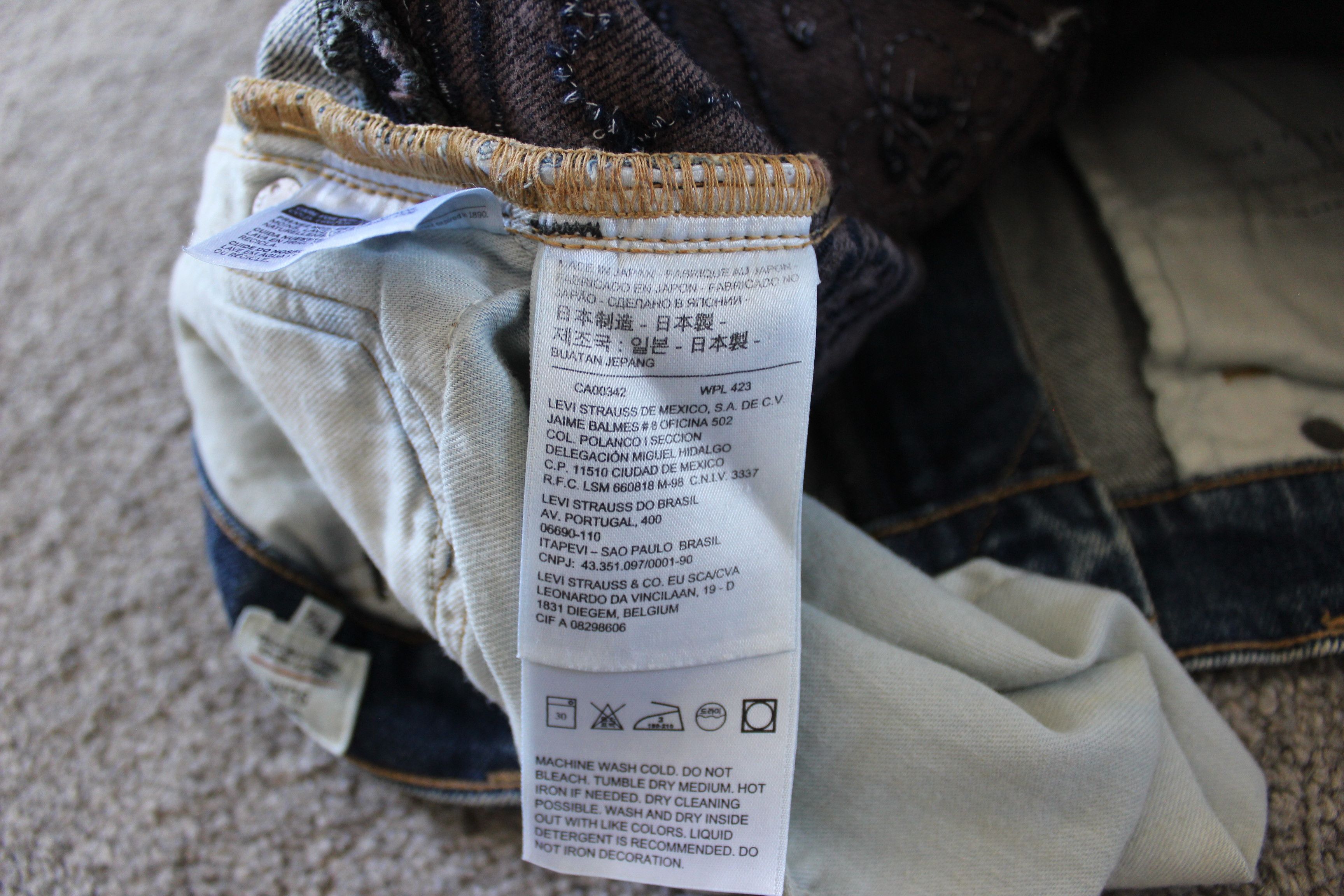 Levi's Made & Crafted Levi's Made &Crafted 511 Slim fit Selvedge Denim 36/32 Size US 36 / EU 52 - 9 Thumbnail